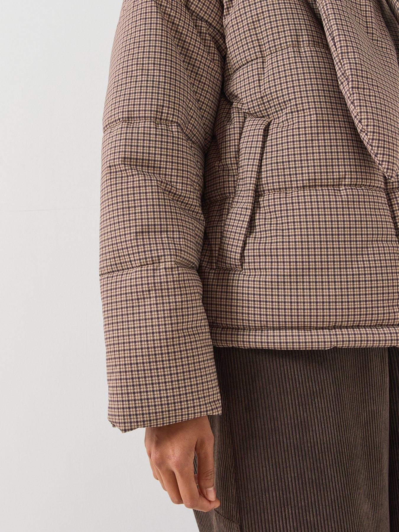 Image 6 of 6 of Only Mia Check Scarf Puffer Jacket