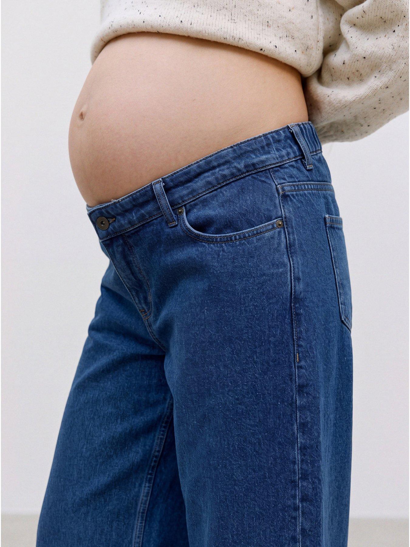 Image 4 of 4 of Mamalicious Mlidaho Barrel Jeans
