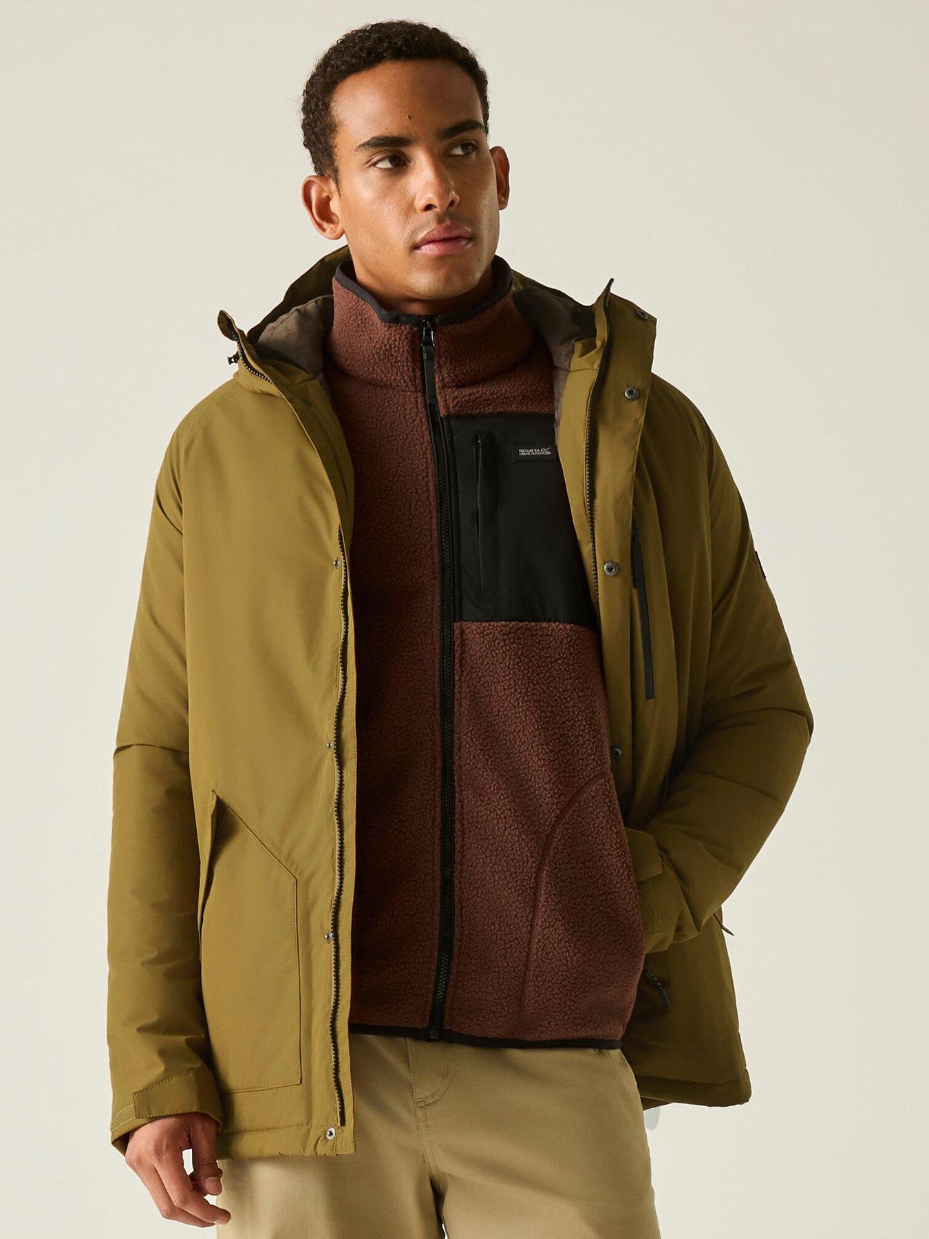 Regatta Mens Slyvan Waterproof Insulated Jacket -rich Tan(ground Coffee)