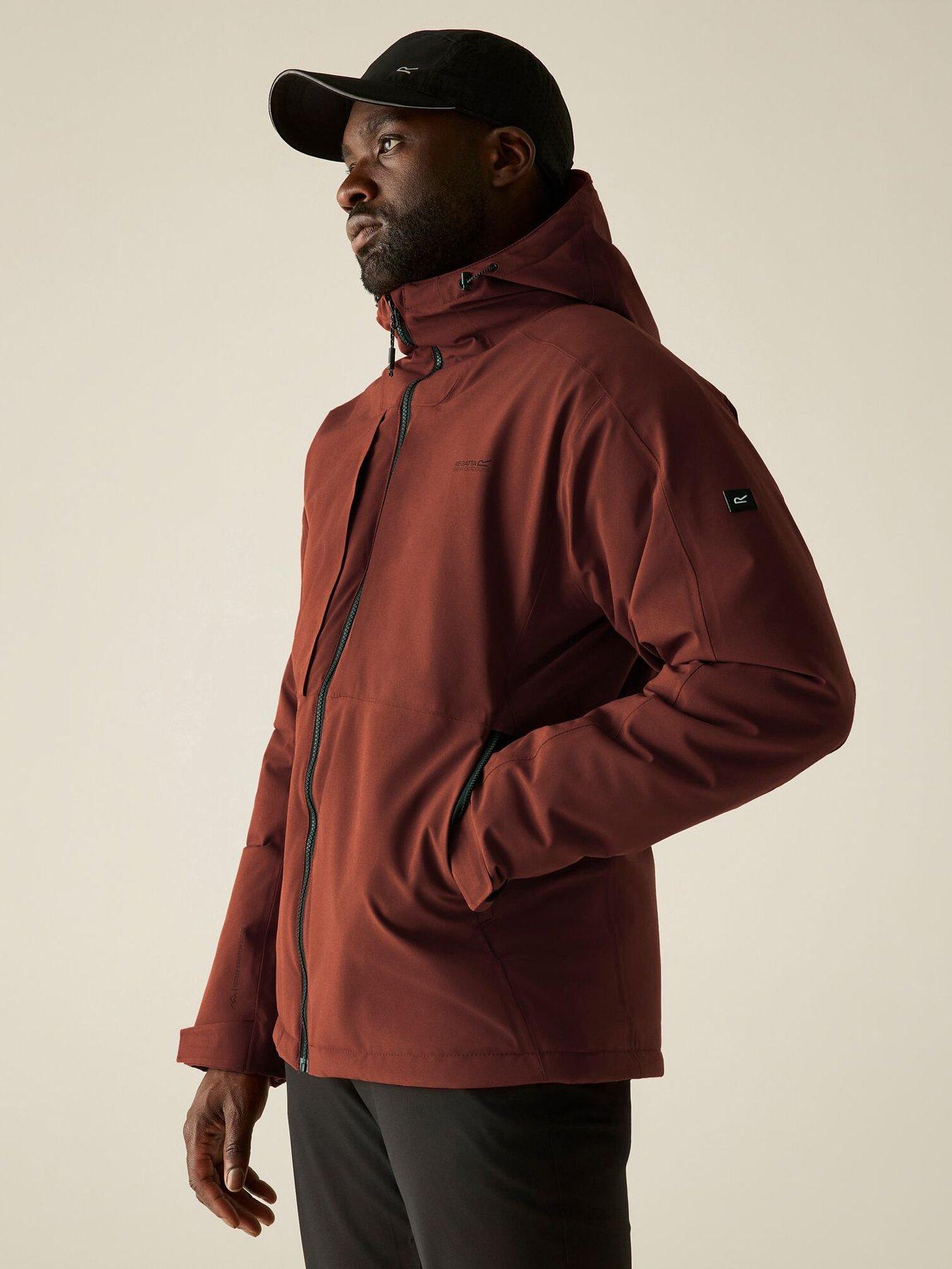 Regatta Mens Maltrek Waterproof Insulated Jacket -burnt Henna