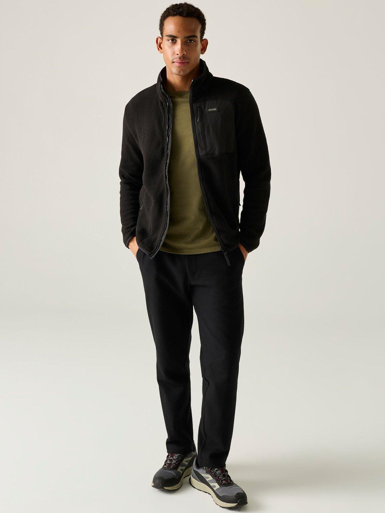 Image 3 of 7 of Regatta Mens Frankie Borg Fleece -black/black