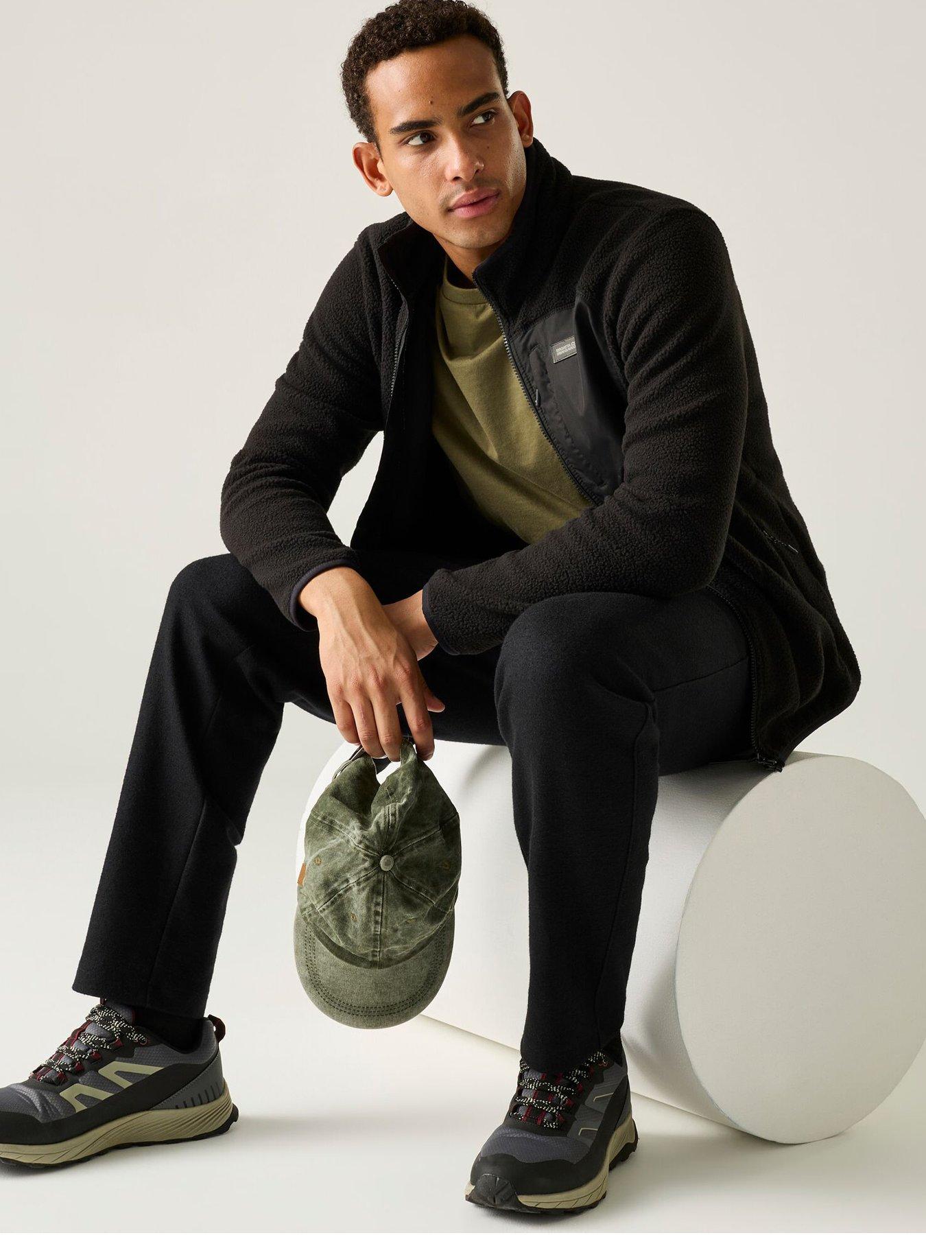 Image 4 of 7 of Regatta Mens Frankie Borg Fleece -black/black