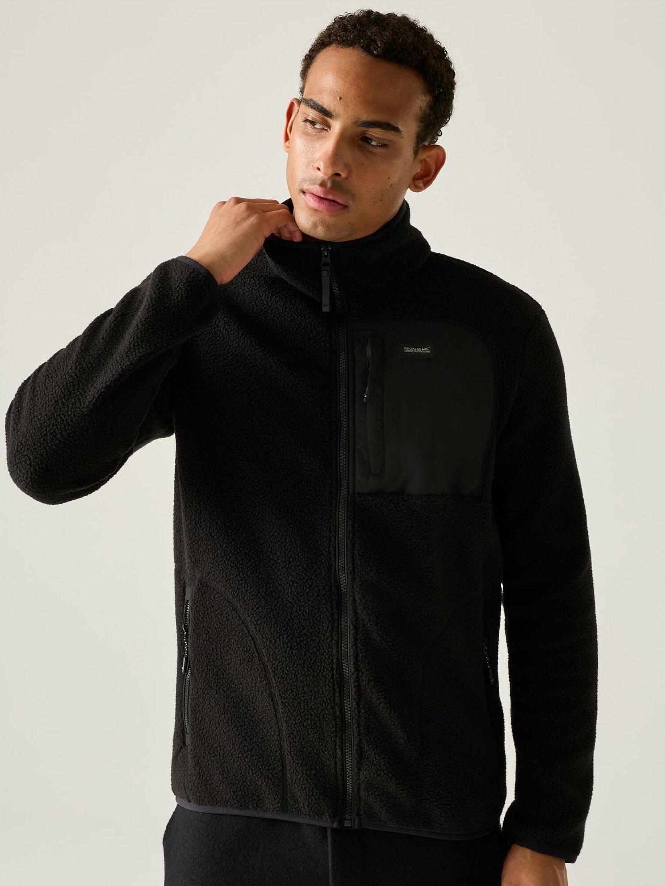 Image 5 of 7 of Regatta Mens Frankie Borg Fleece -black/black