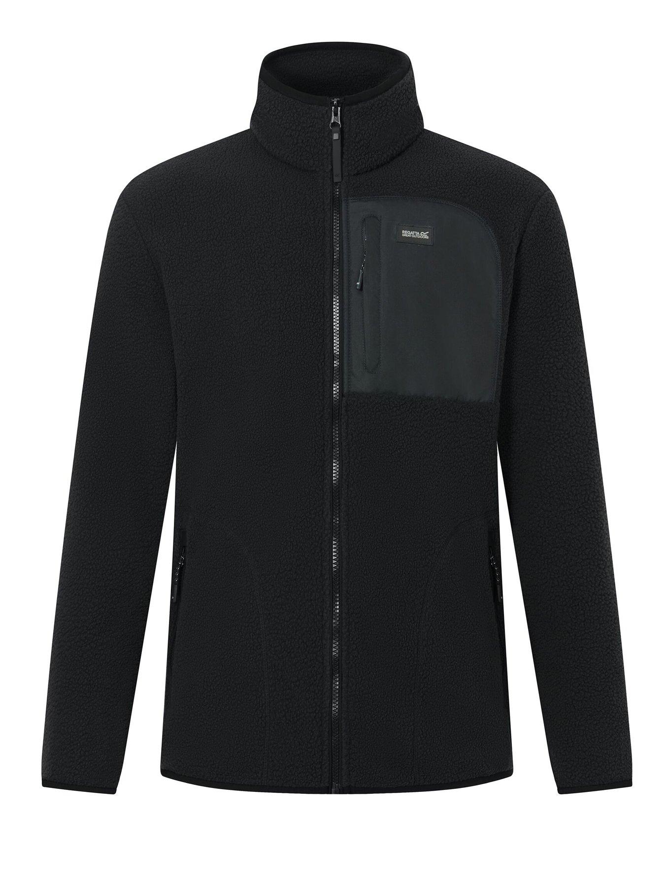 Image 7 of 7 of Regatta Mens Frankie Borg Fleece -black/black