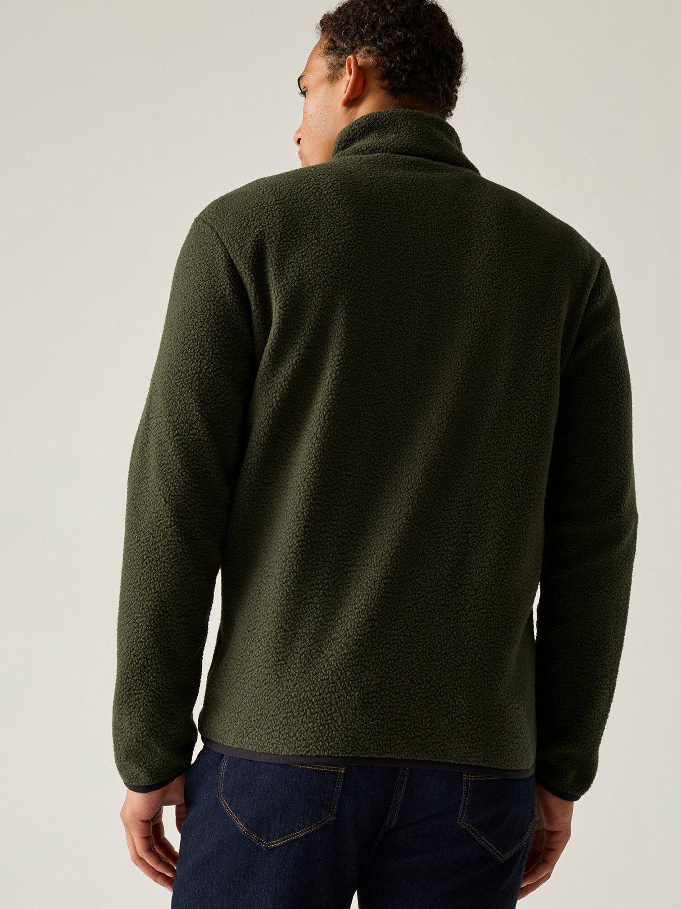 Image 3 of 7 of Regatta Mens Frankie Borg Fleece -dark Khaki/black