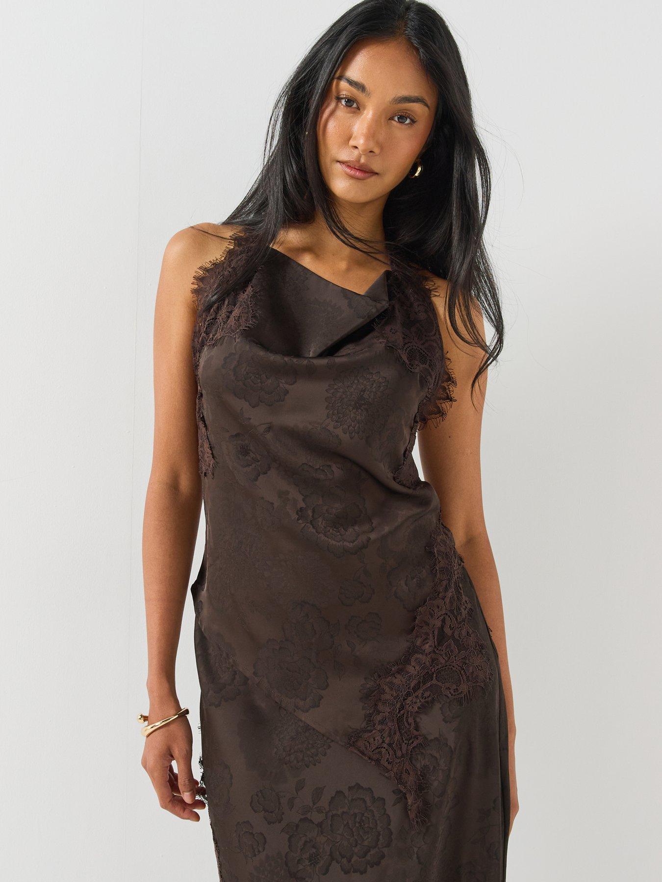 Image 1 of 6 of Vero Moda Kira Lace Halterneck Top