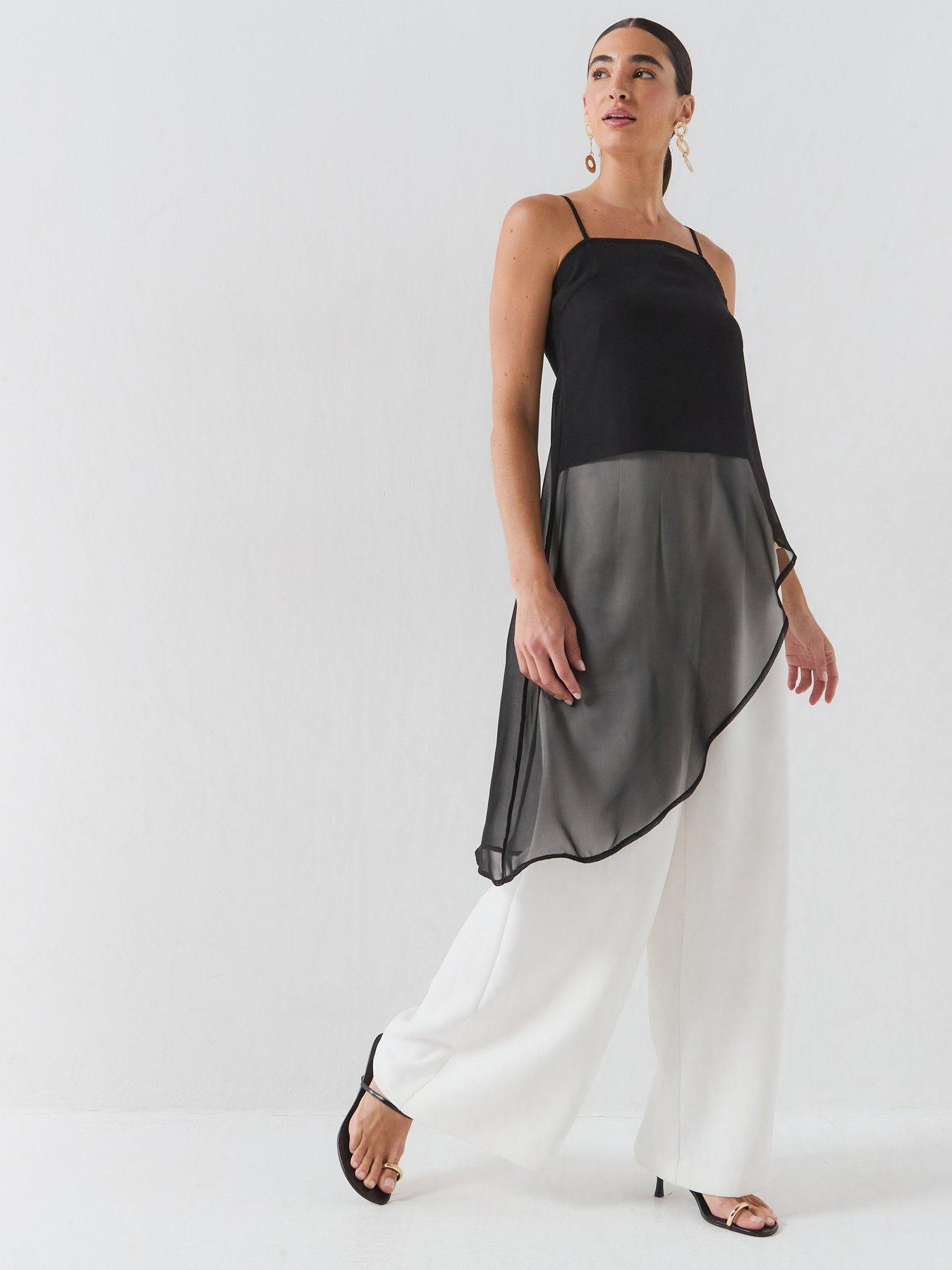 Image 1 of 6 of Vero Moda Molly Asymmetric Cami Top