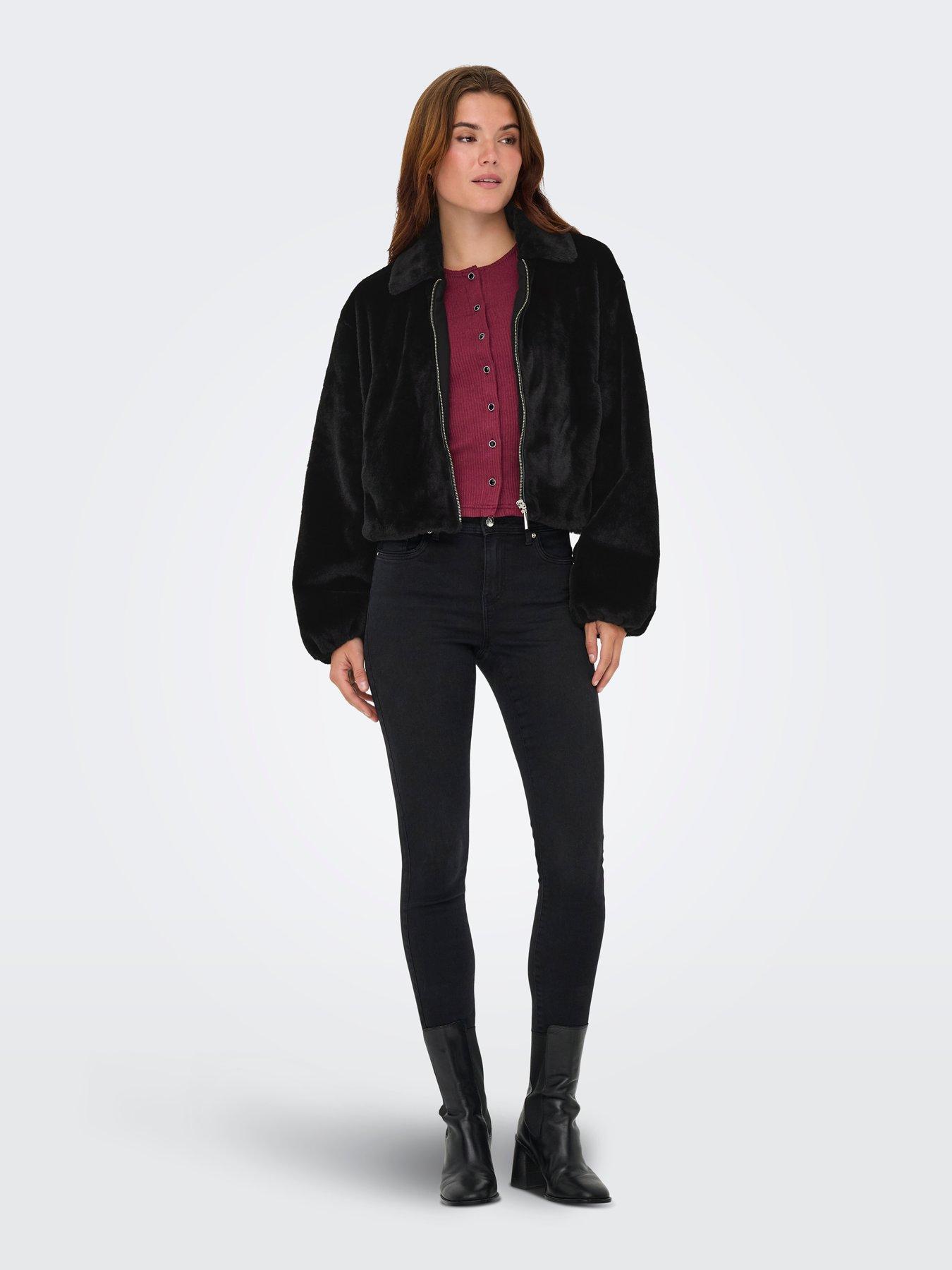 Image 3 of 7 of Only Dana Faux Fur Jacket