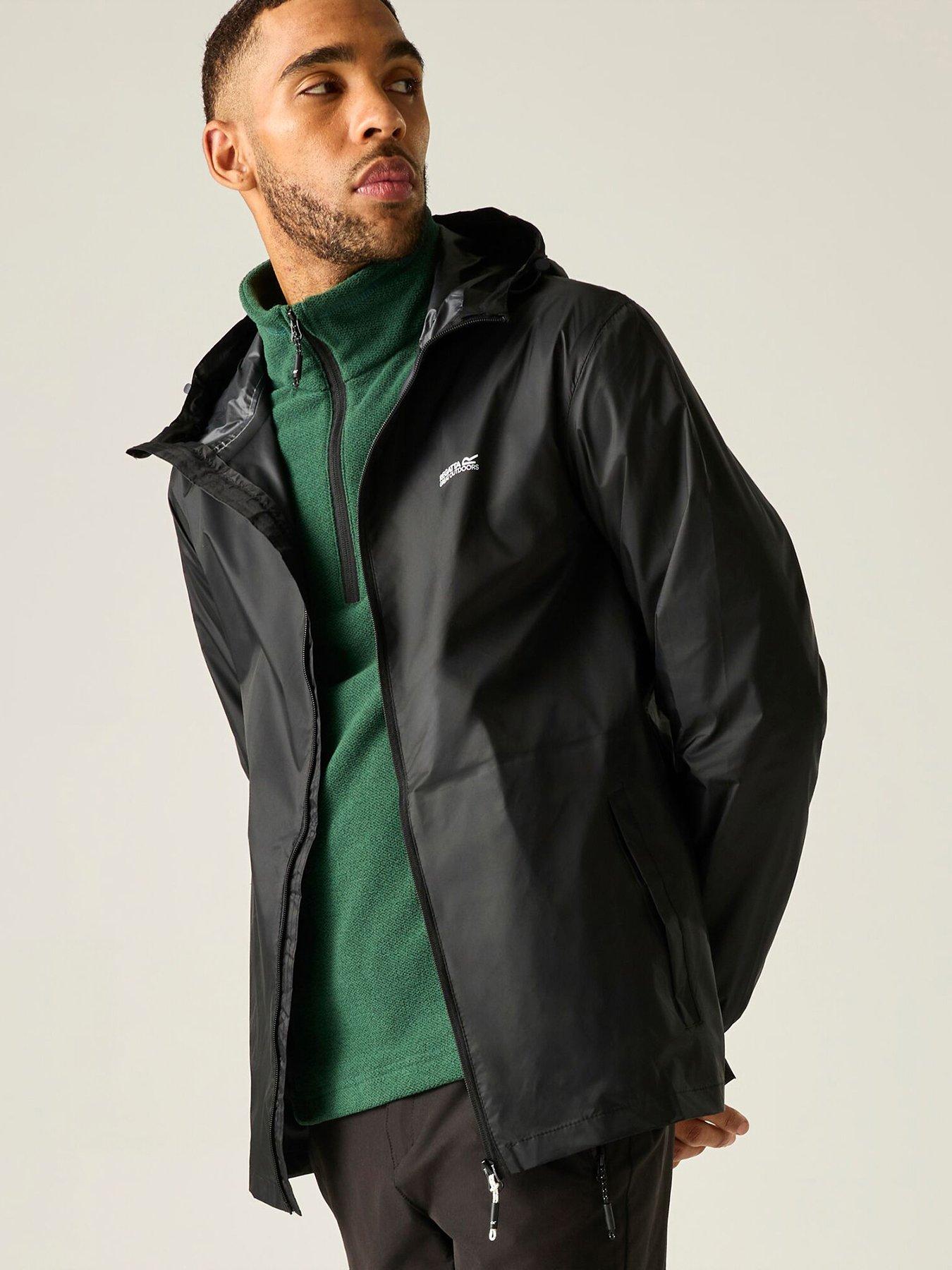Regatta Mens Pack It Jacket Iii Waterproof Shell -black.