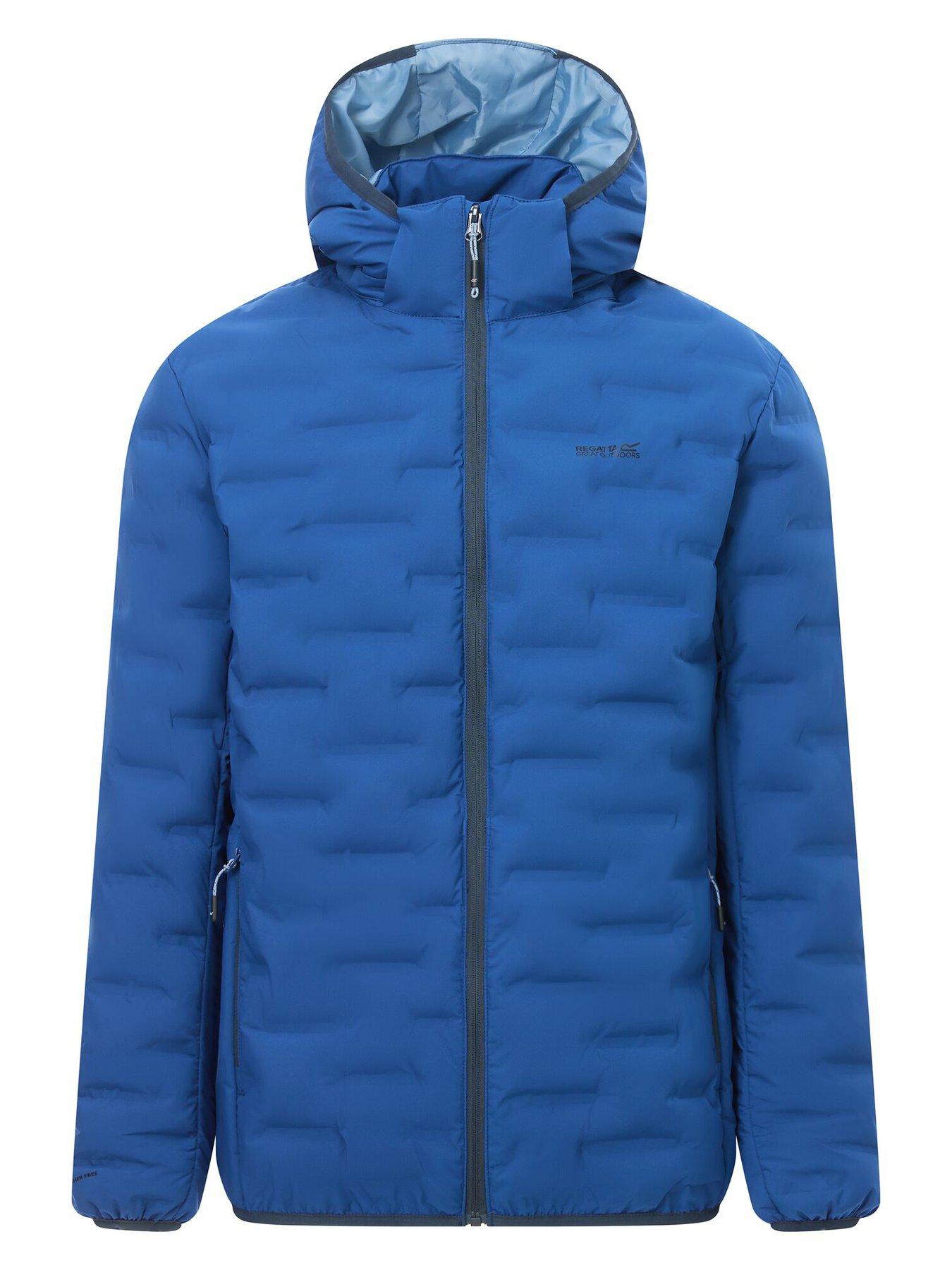 Image 7 of 7 of Regatta Mens Astrel Quilted Hooded Full Zip Jacket - Blue