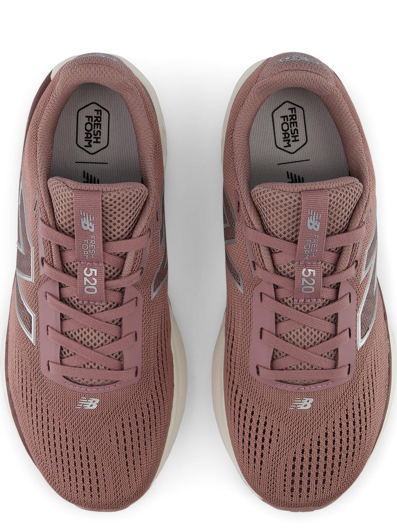 Image 4 of 6 of New Balance Womens 520 V9 Lightweight Fresh Foam Trainers - Mauve/Silver