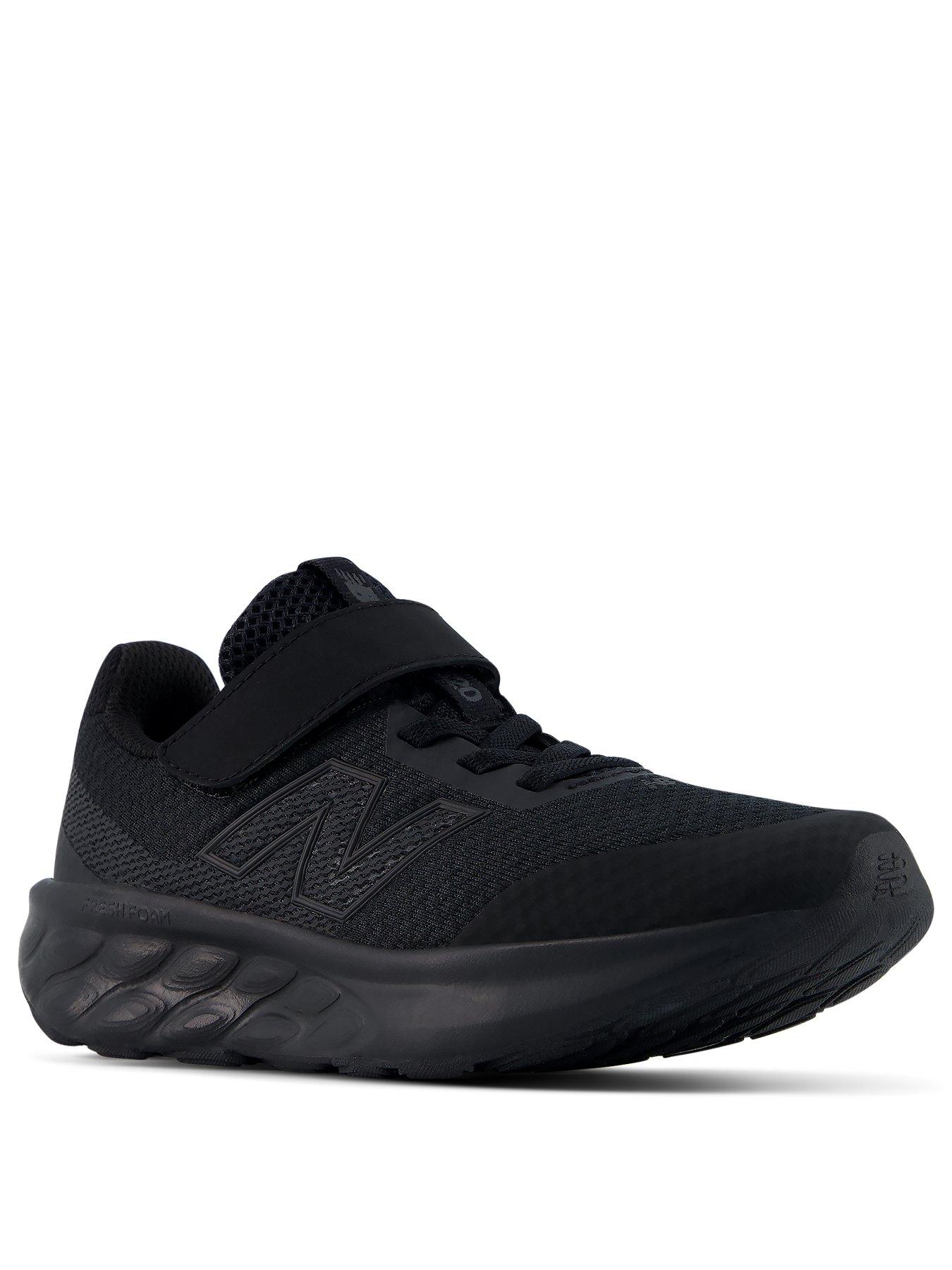 Image 2 of 5 of New Balance Junior Running 520 V9 Hook And Loop Trainers - Black