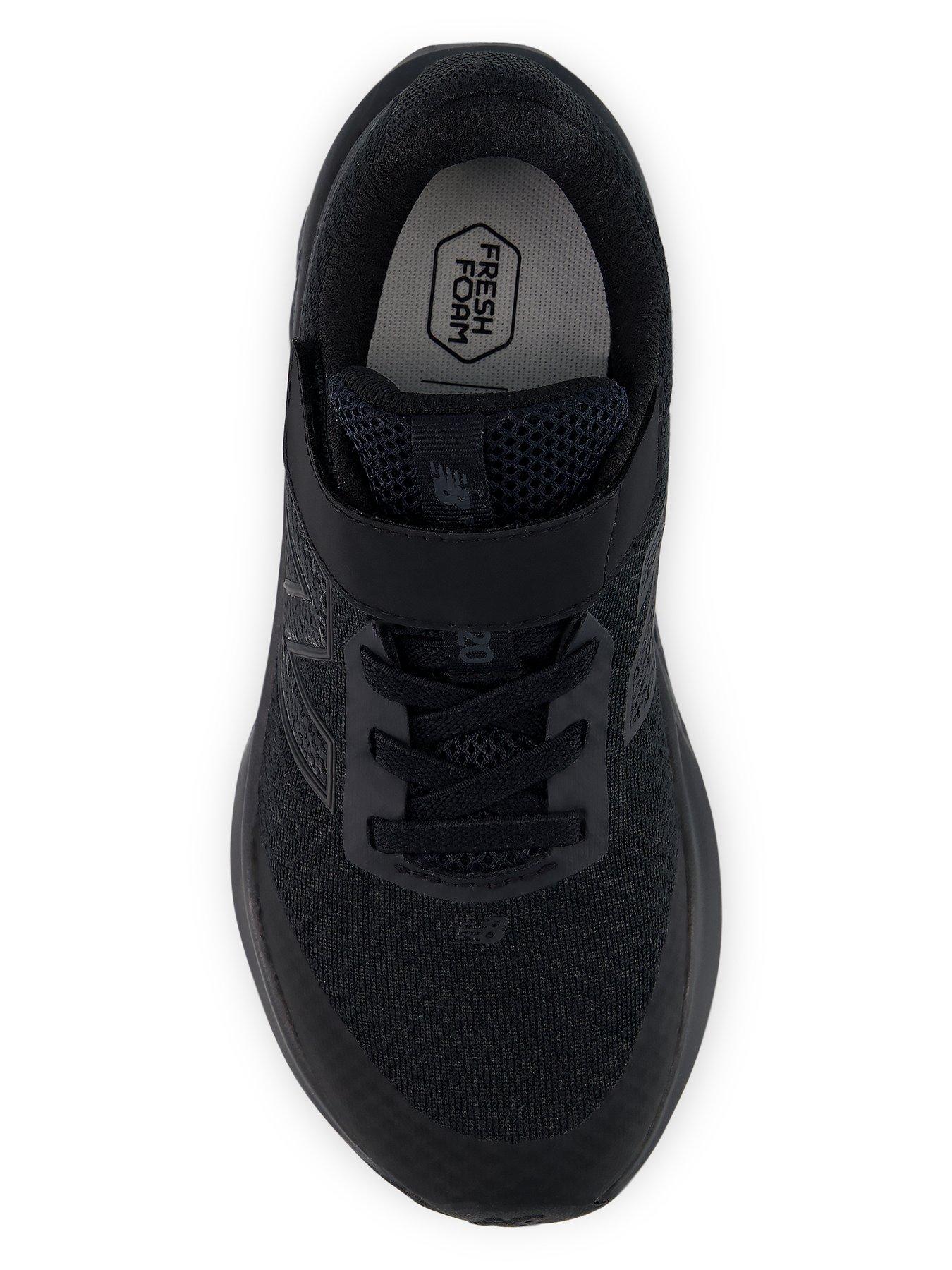 Image 3 of 5 of New Balance Junior Running 520 V9 Hook And Loop Trainers - Black