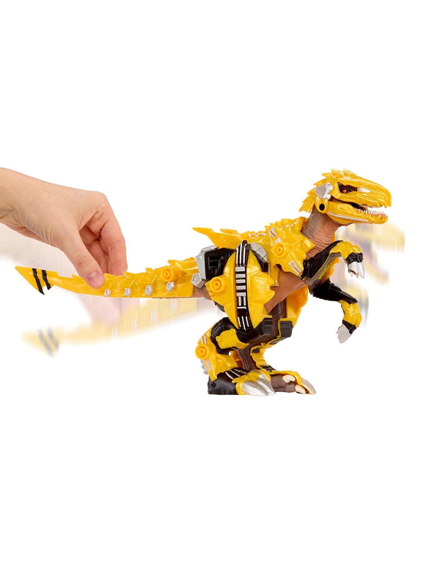 Image 3 of 8 of Armorsaurs Armor-Up Dinosaur&nbsp;- Yellow Raptor - Blaze