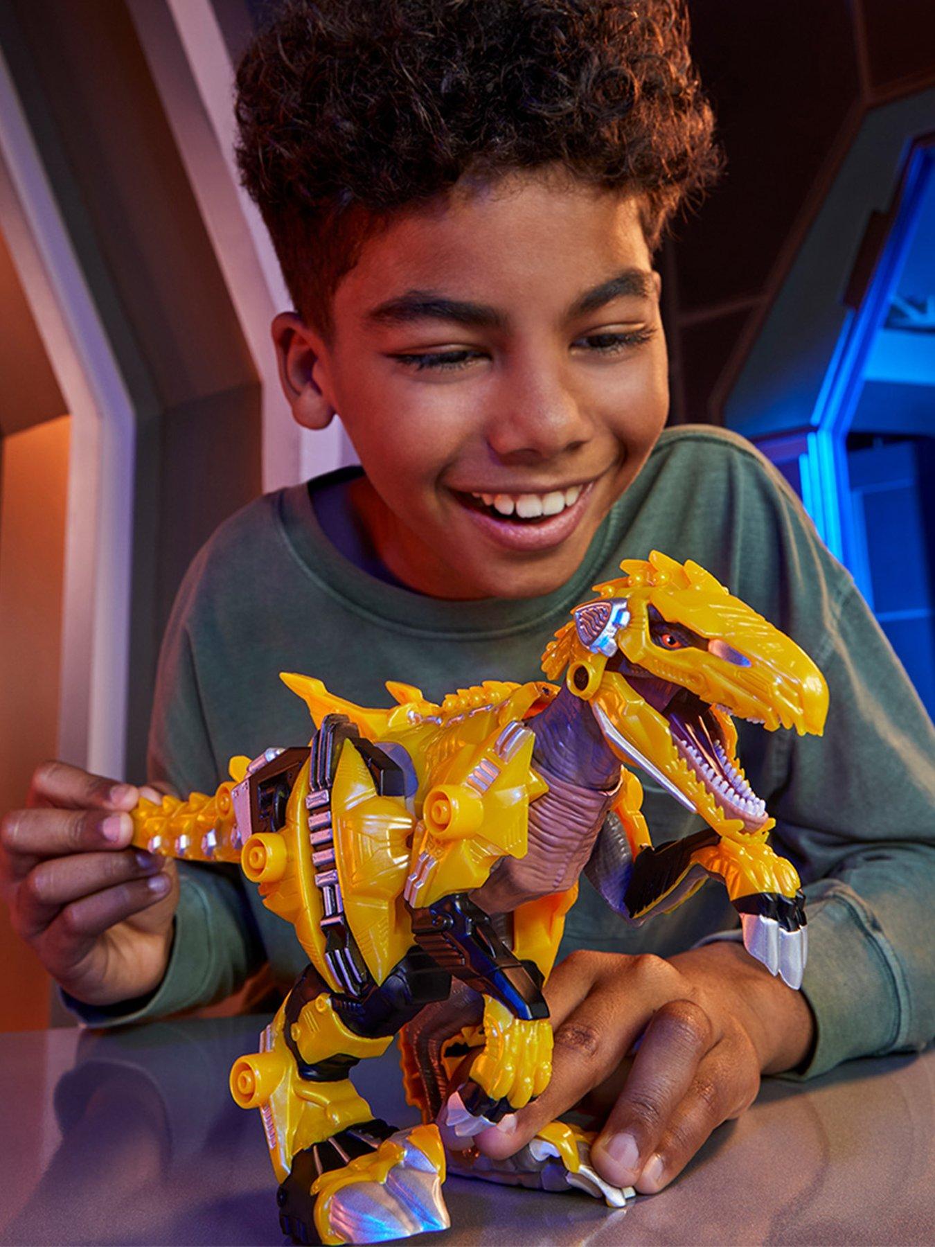 Image 6 of 8 of Armorsaurs Armor-Up Dinosaur&nbsp;- Yellow Raptor - Blaze