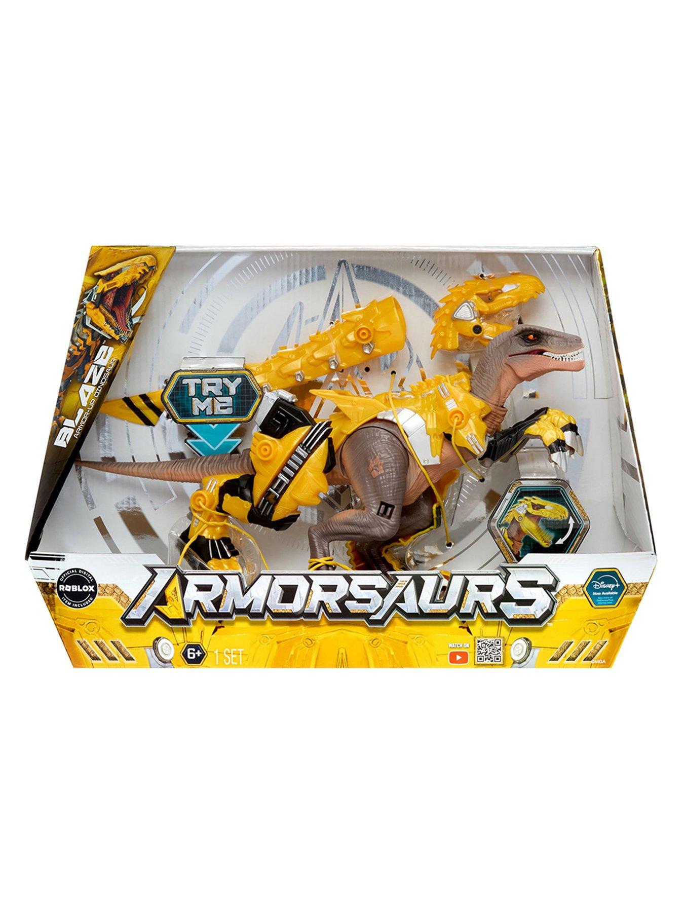 Image 7 of 8 of Armorsaurs Armor-Up Dinosaur&nbsp;- Yellow Raptor - Blaze