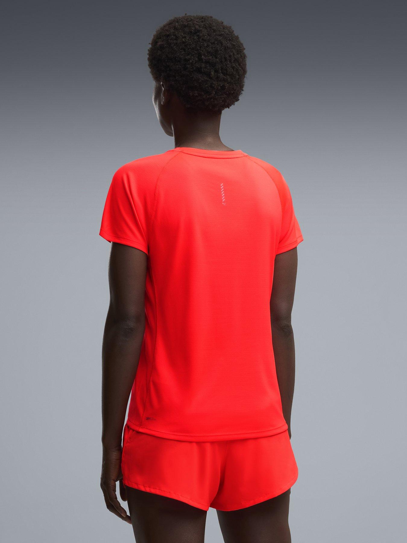 Image 2 of 5 of Puma Womens Running Velocity T-Shirt - Red