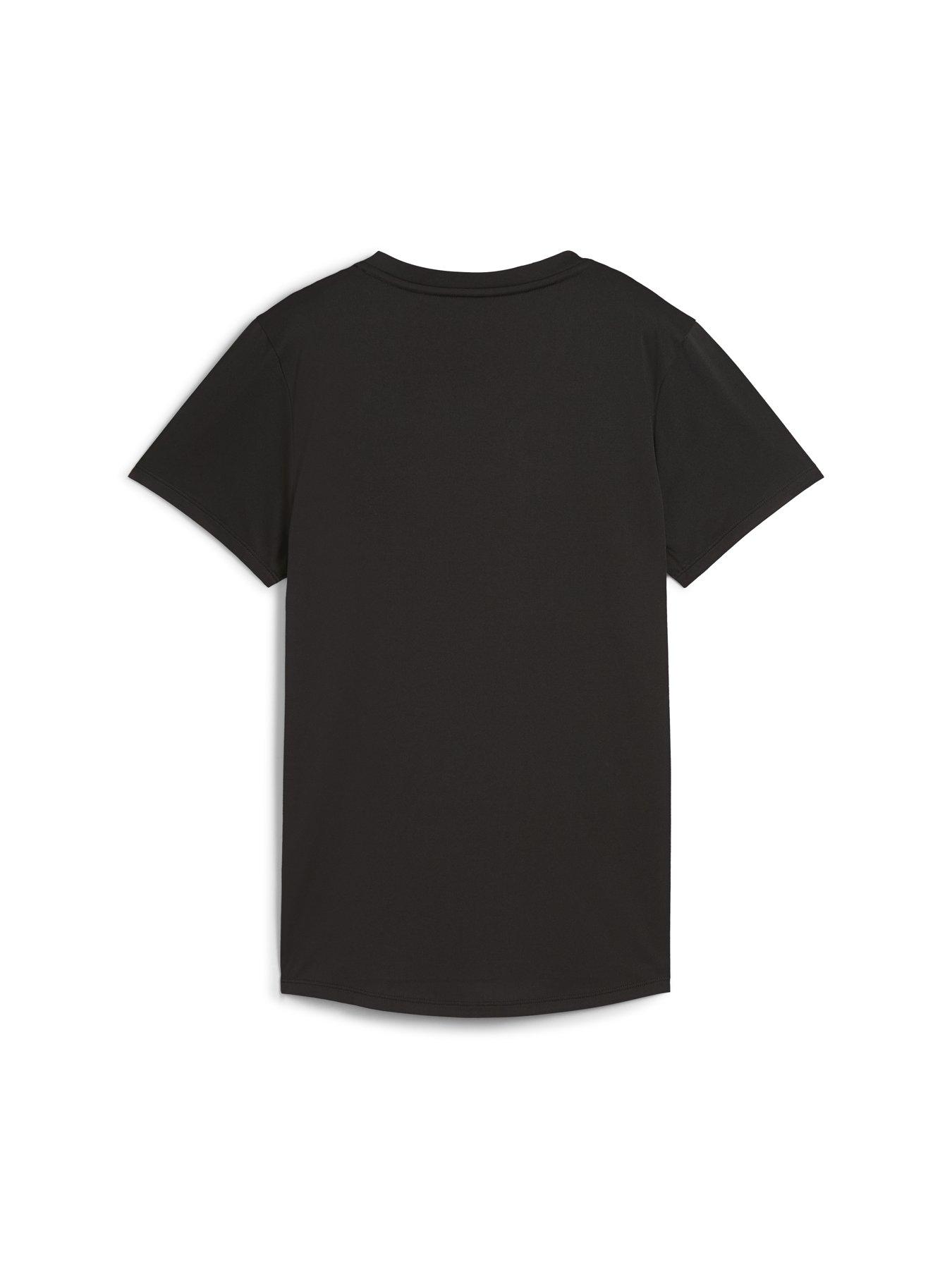 Image 5 of 5 of Puma Womens Training Tad Essential Vneck Tee - Black