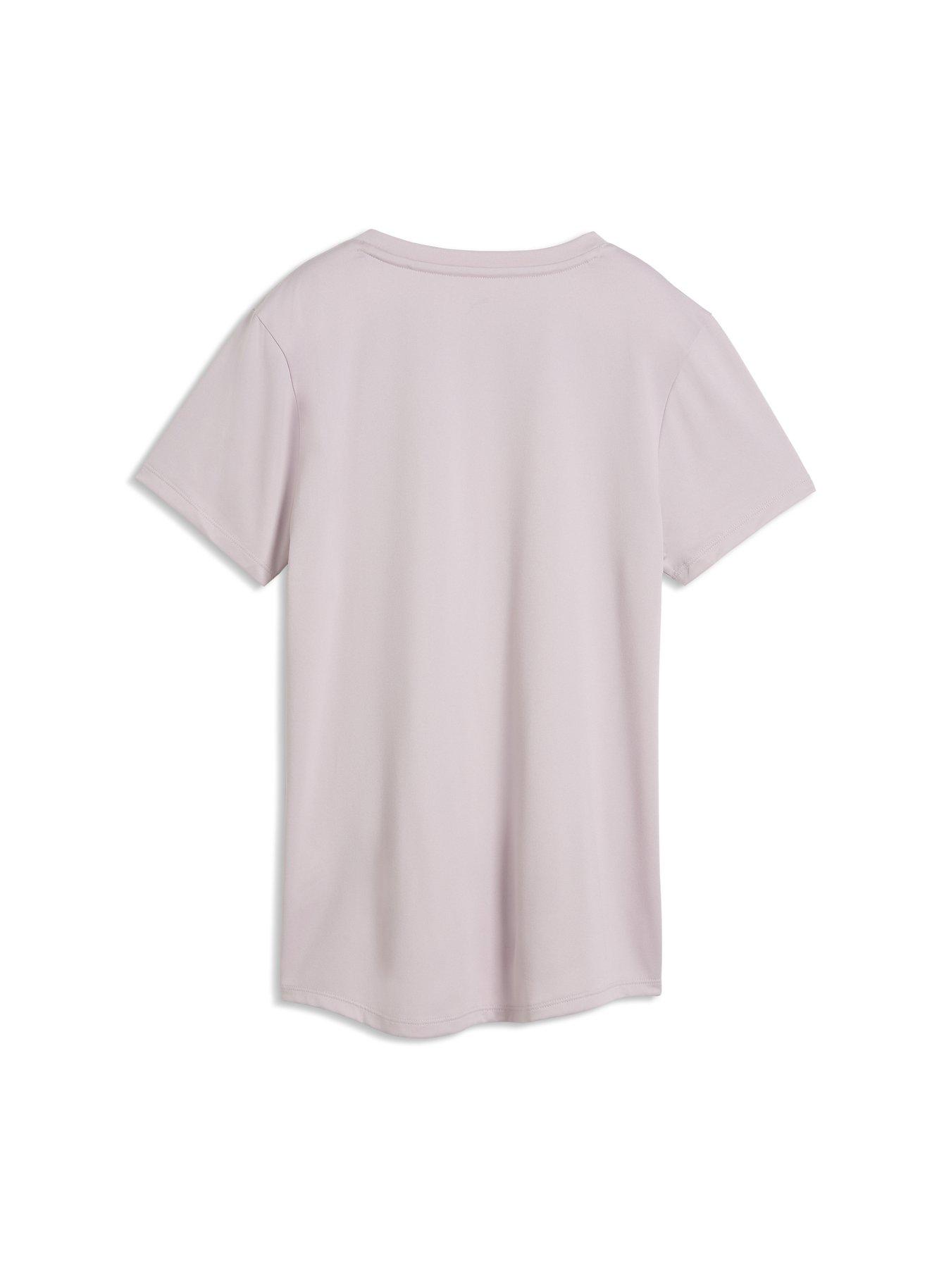 Image 2 of 2 of Puma Women's Train All Day Essentials Crew Neck Training T-Shirt - Pink