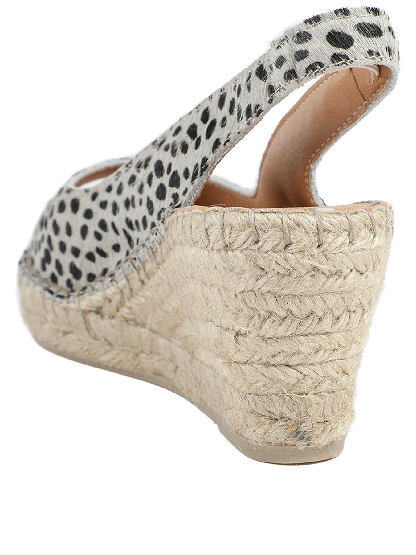 Image 2 of 4 of Jones Bootmaker Rosanna Leopard Print Wedge Sandal - Leopard
