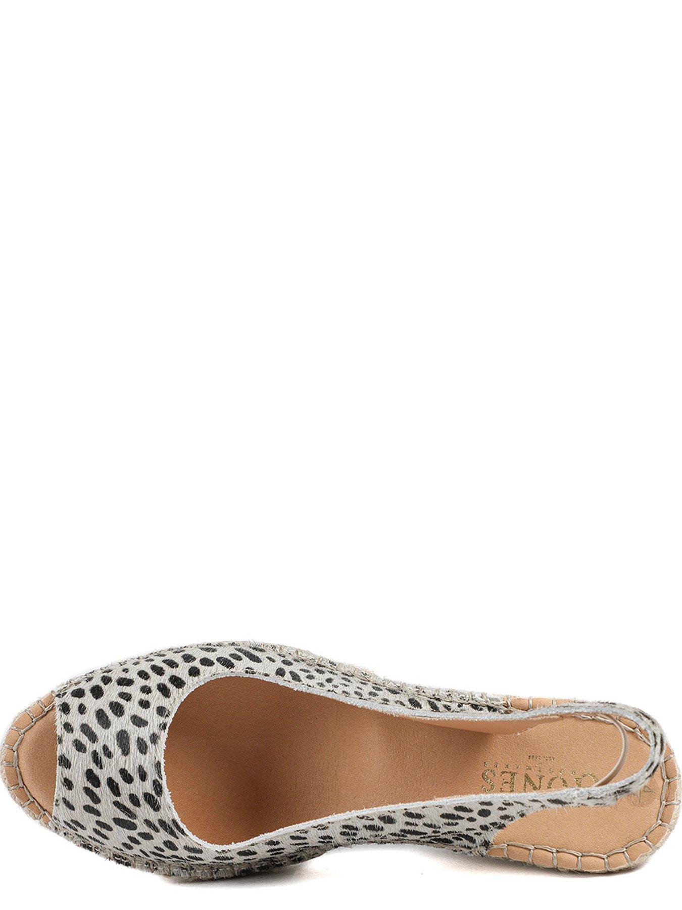 Image 3 of 4 of Jones Bootmaker Rosanna Leopard Print Wedge Sandal - Leopard