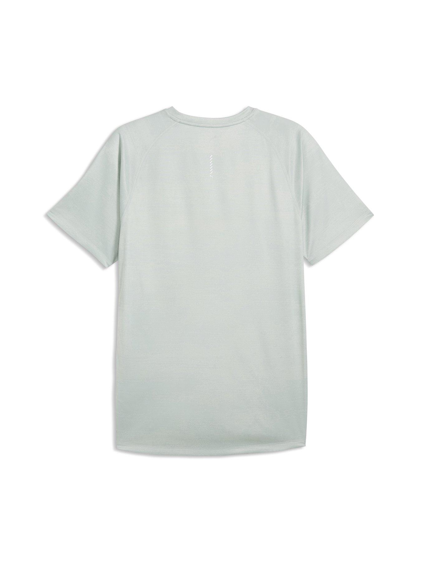Image 4 of 4 of Puma Mens Running Run Velocity Aop T-Shirt - Green