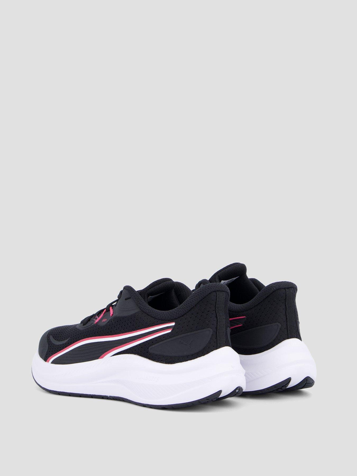Image 6 of 7 of Puma Girls Skyrocket Lite 2 Lightweight Lace-Up Sports Trainers - Black/Pink