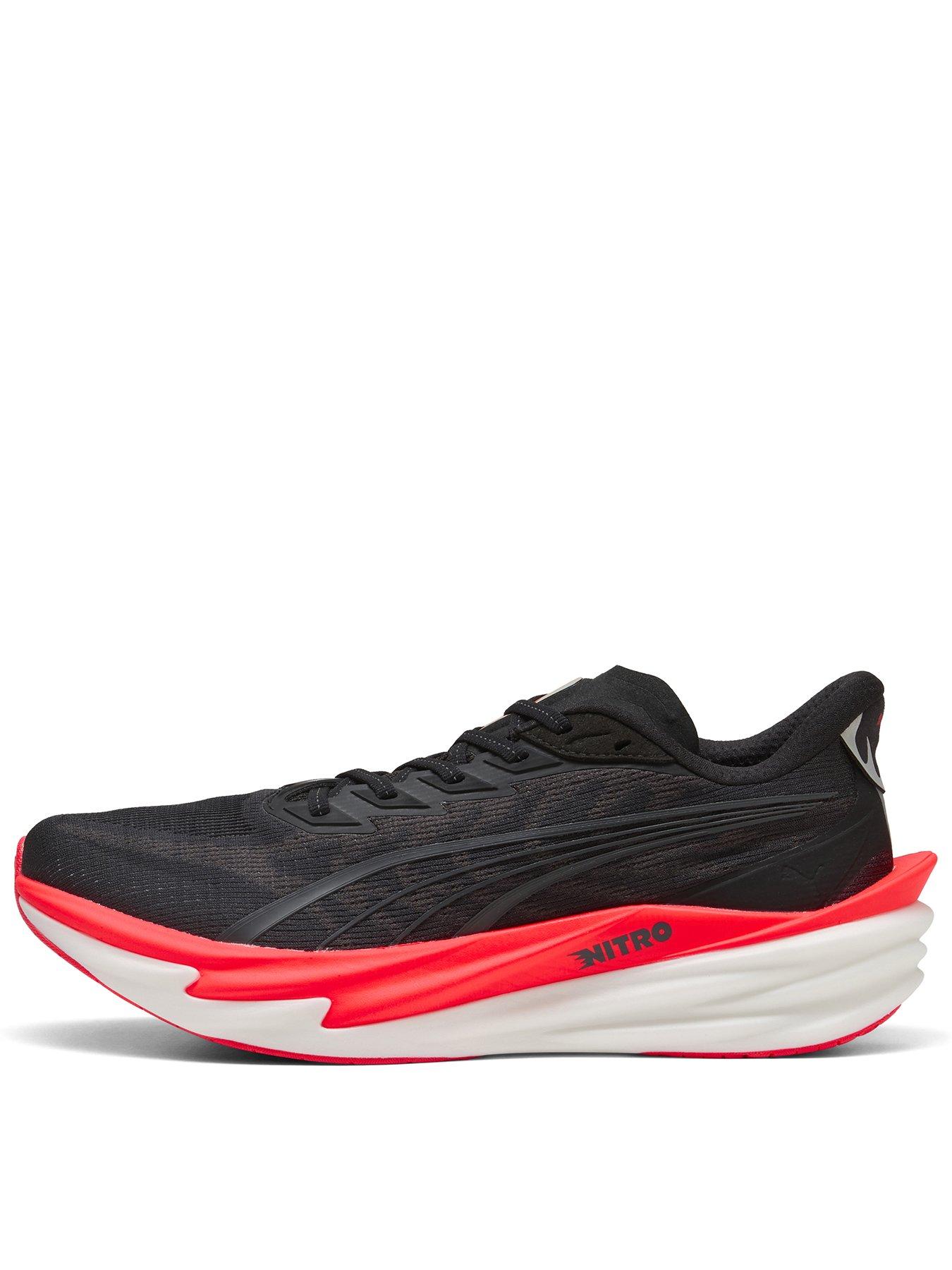Image 1 of 4 of Puma Mens Deviate Nitro 4 Running Shoe - Black