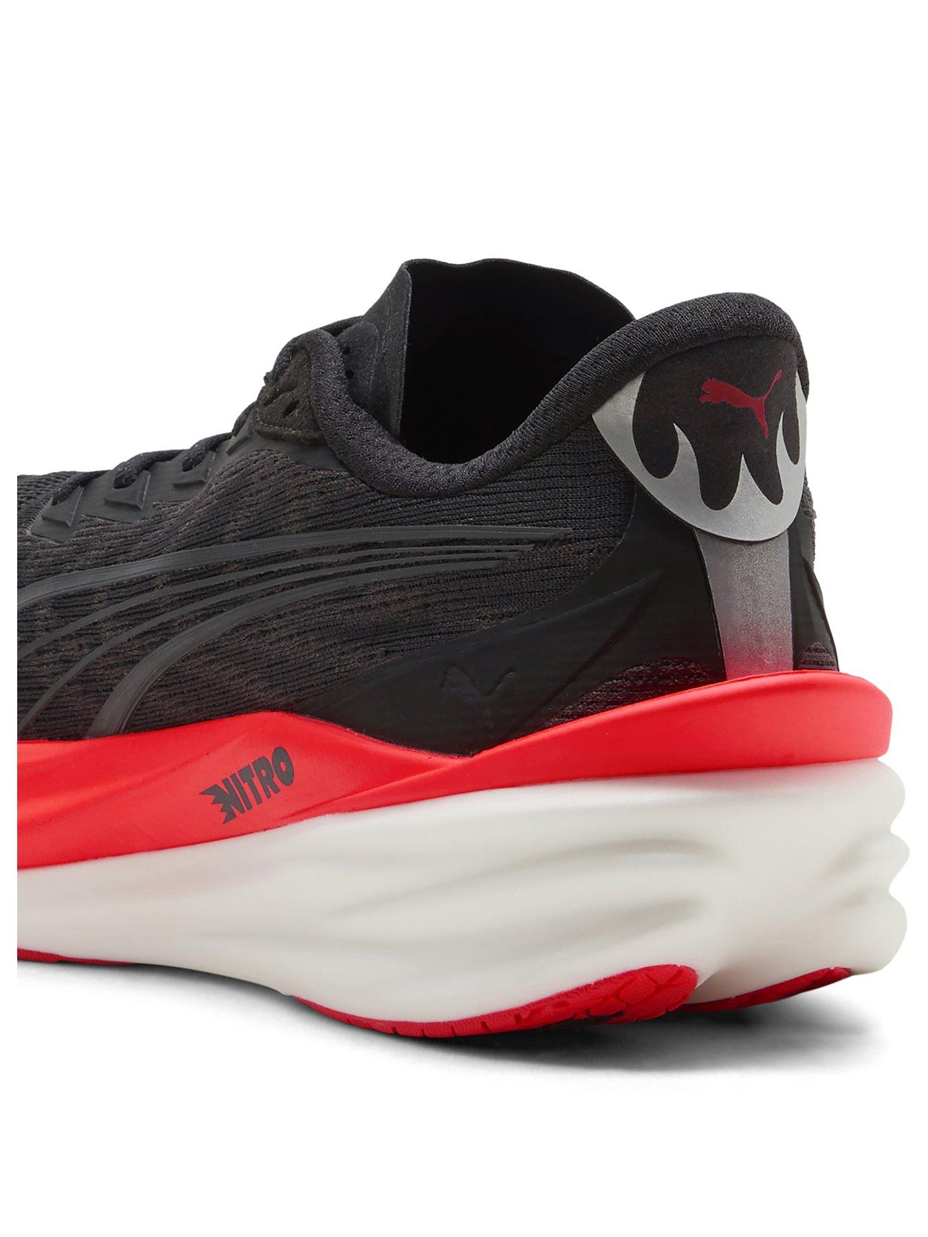 Image 3 of 4 of Puma Mens Deviate Nitro 4 Running Shoe - Black