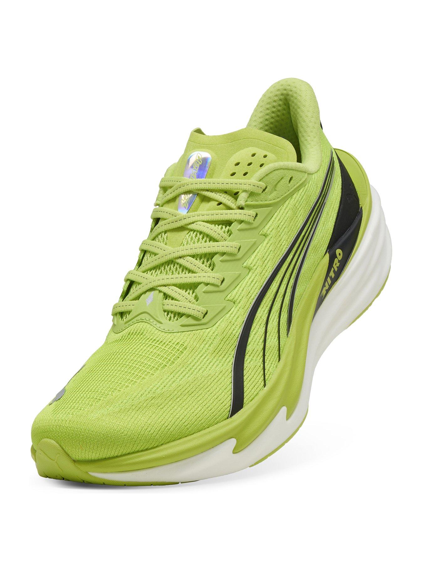 Image 6 of 6 of Puma Mens Deviate Nitro 4 Running Shoe - Green