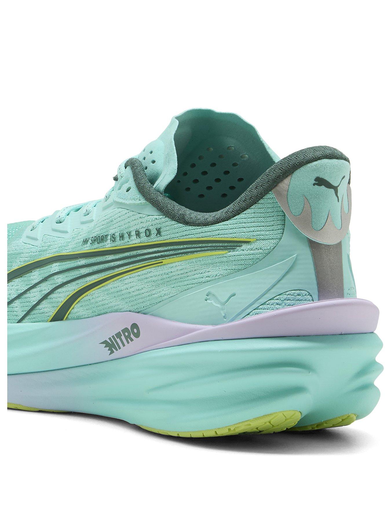 Image 3 of 6 of Puma Mens Deviate Nitro 4 X Hyrox Running Shoe - Green