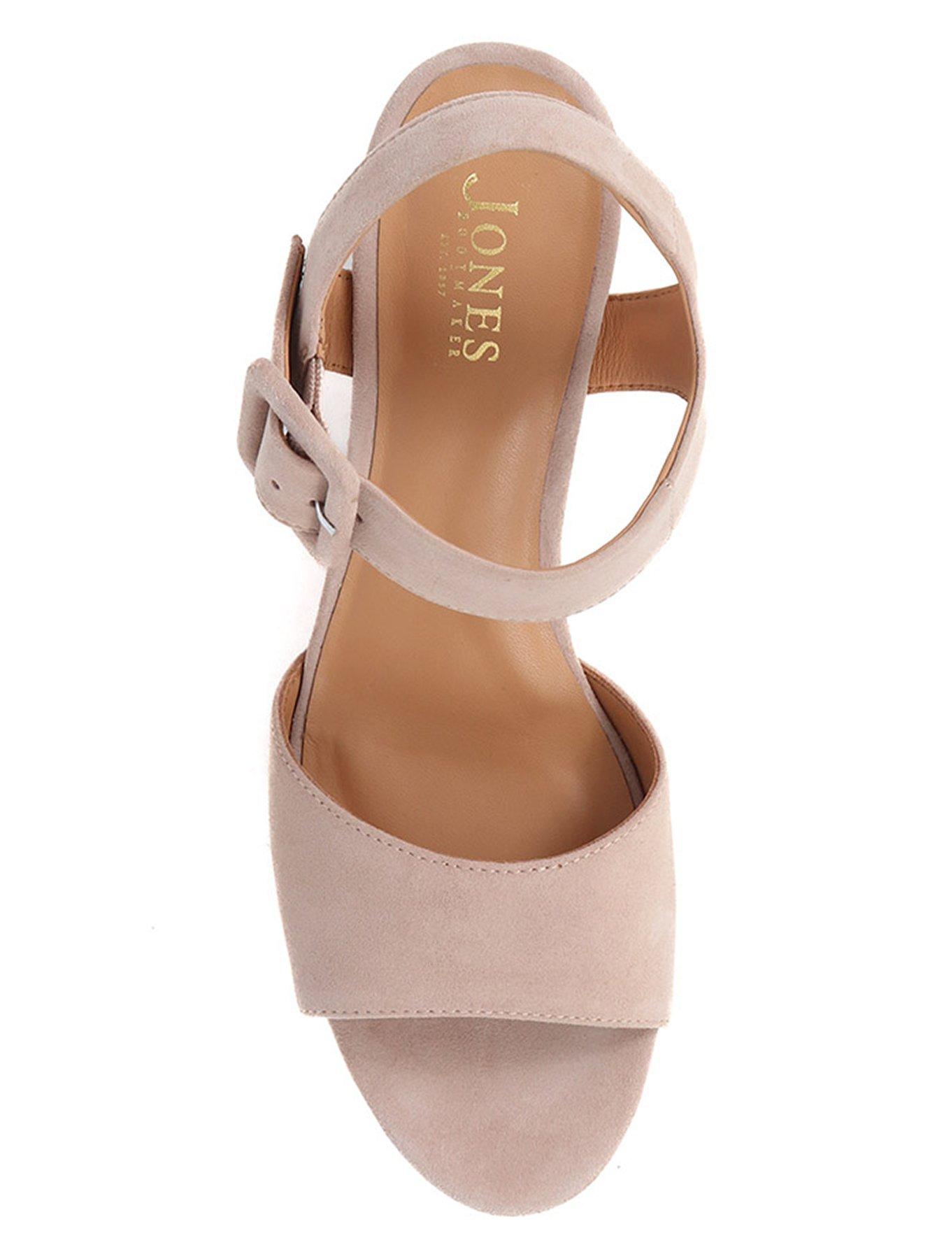 Image 4 of 5 of Jones Bootmaker Grazina Buckle Wedge Sandal - Beige