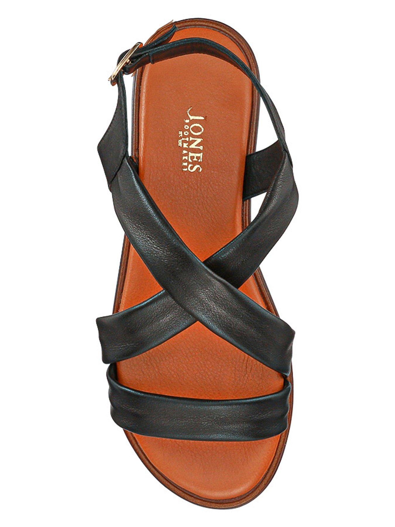 Image 4 of 5 of Jones Bootmaker Hali Crossover Strap Sandal - Black