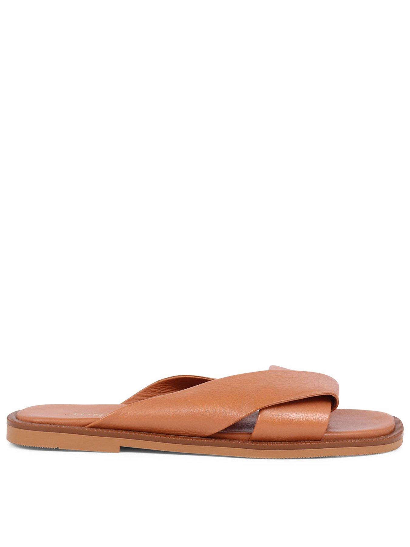Image 1 of 5 of Jones Bootmaker Hazelle Flat Sandal - Tan