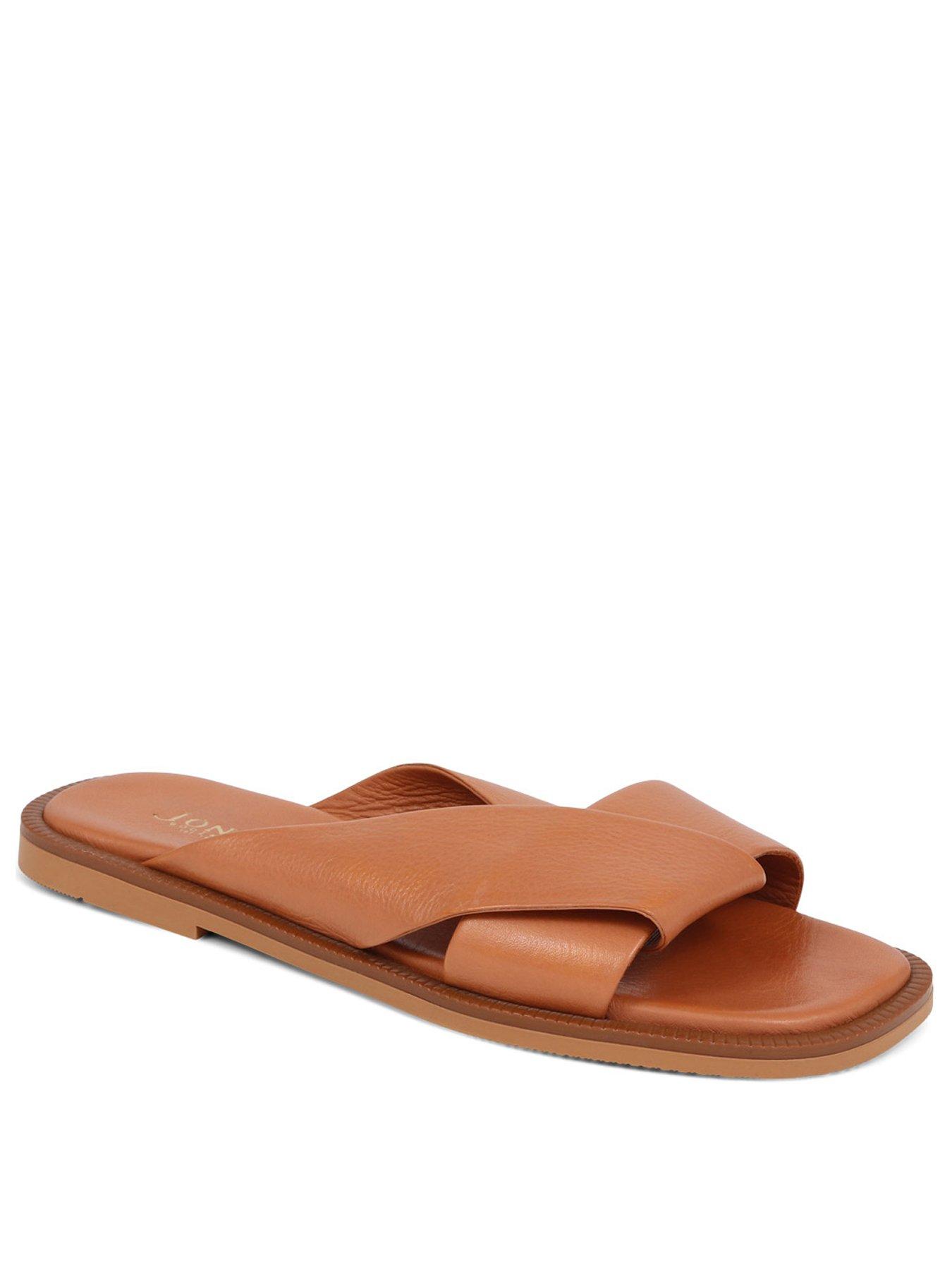 Image 2 of 5 of Jones Bootmaker Hazelle Flat Sandal - Tan