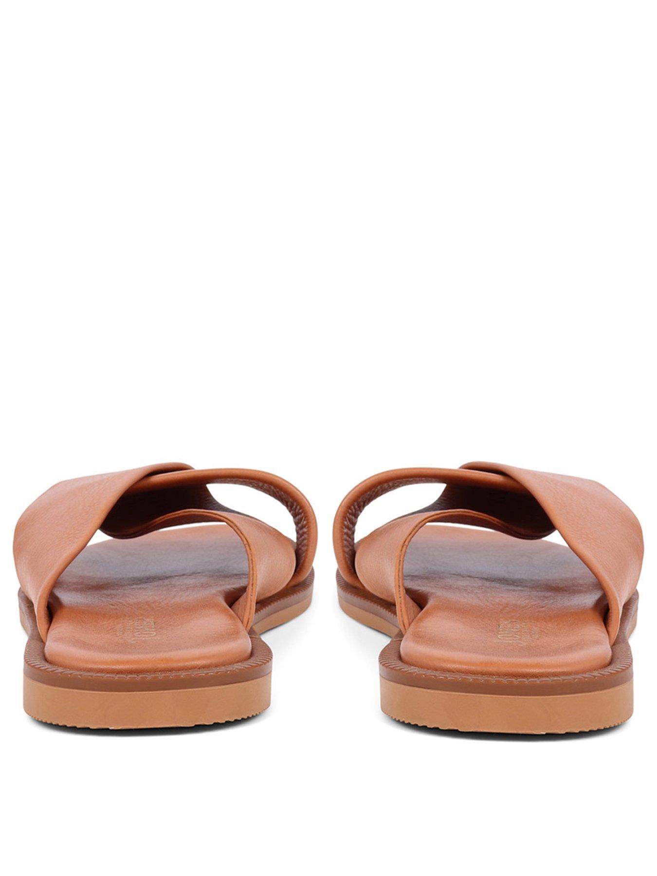 Image 3 of 5 of Jones Bootmaker Hazelle Flat Sandal - Tan