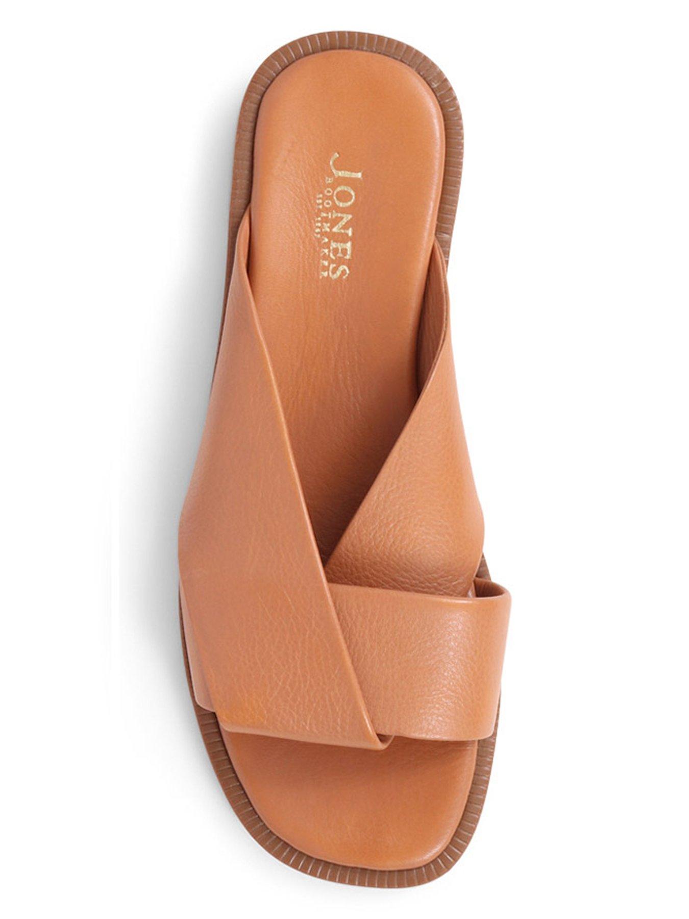 Image 4 of 5 of Jones Bootmaker Hazelle Flat Sandal - Tan