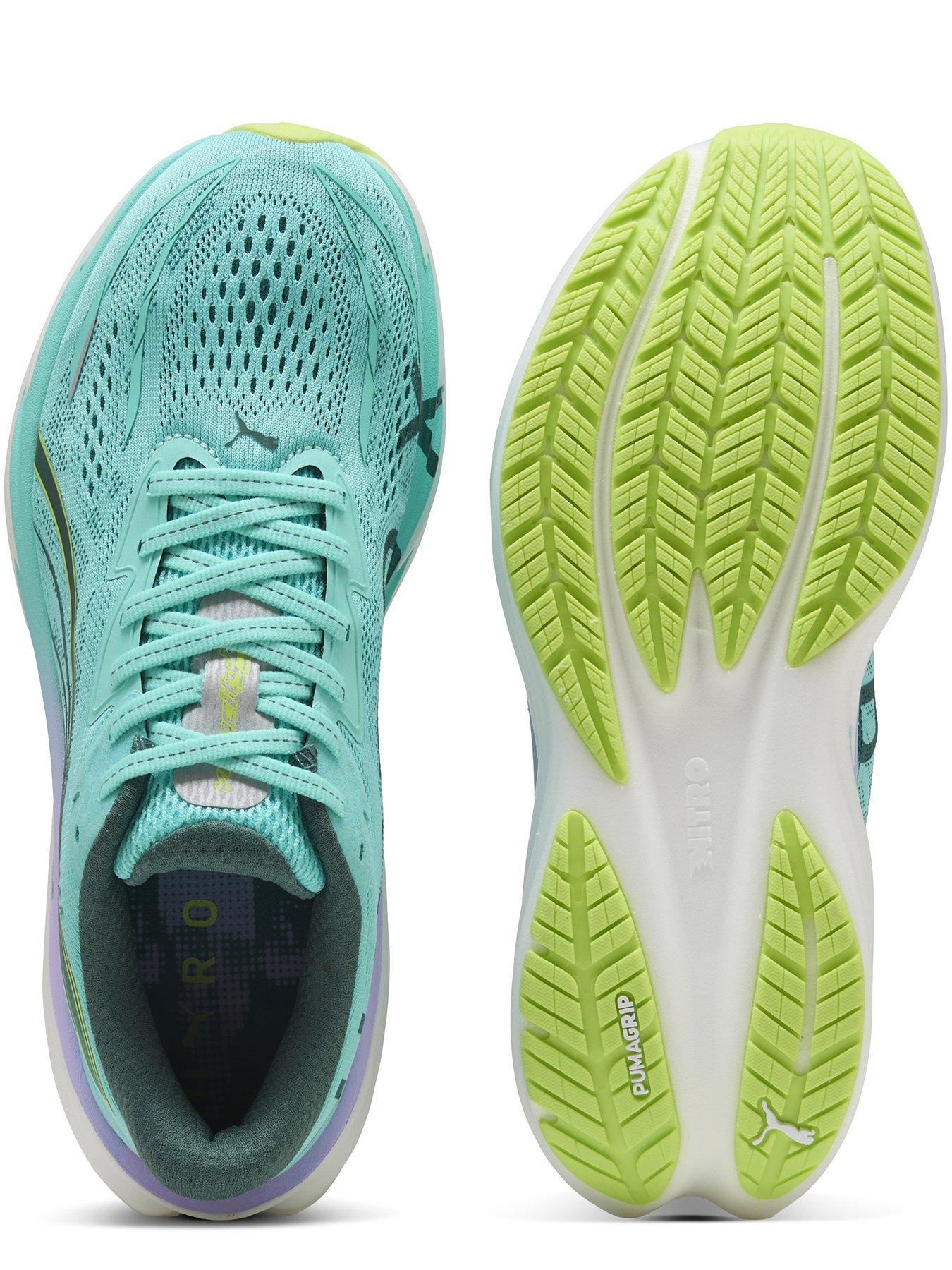 Image 4 of 6 of Puma Womens Velocity Nitro 5 - X Hyrox Running Shoe - Intense Mint/Light Lavender