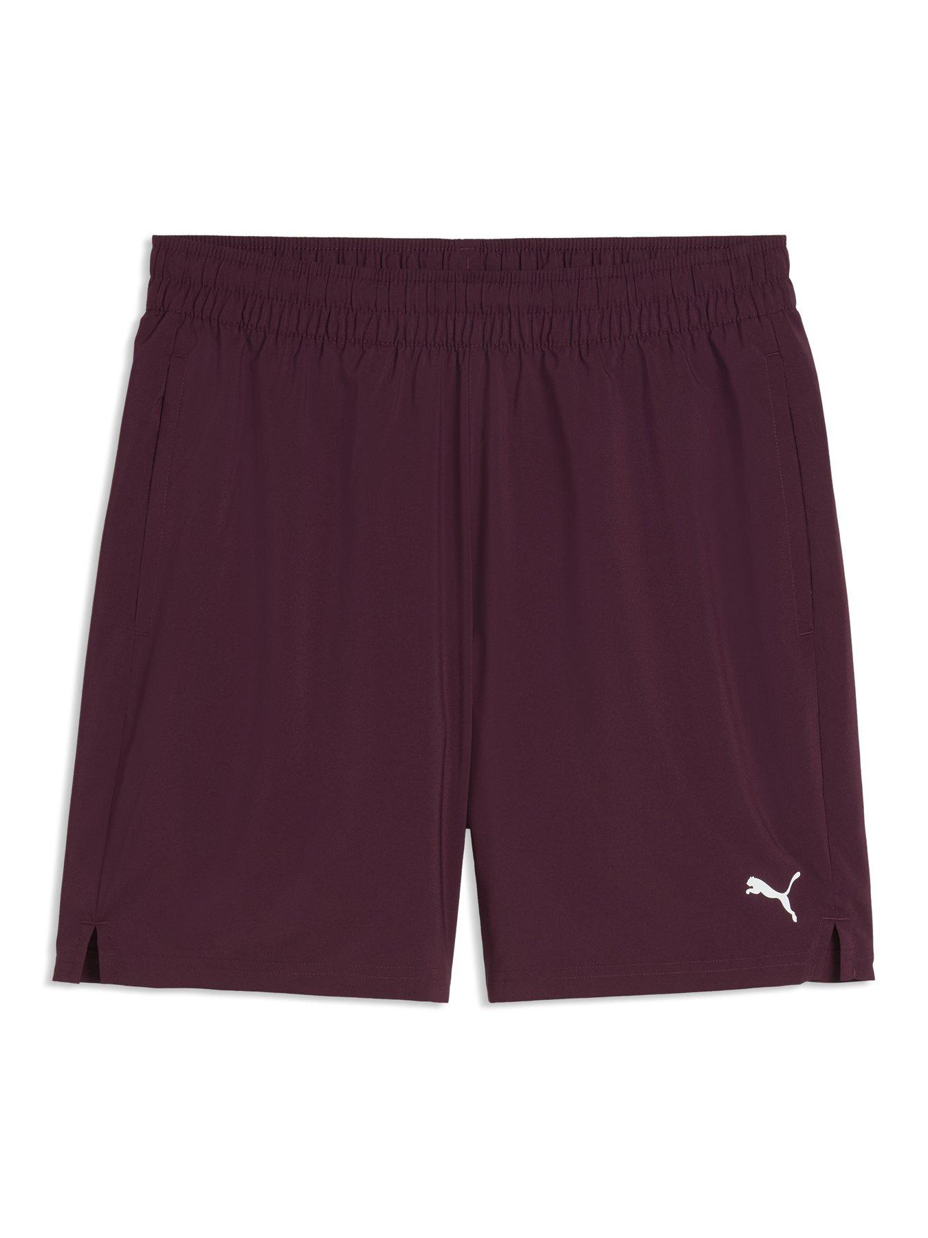 Image 1 of 2 of Puma Mens Performance Fit 7 Inch Woven Shorts - Red