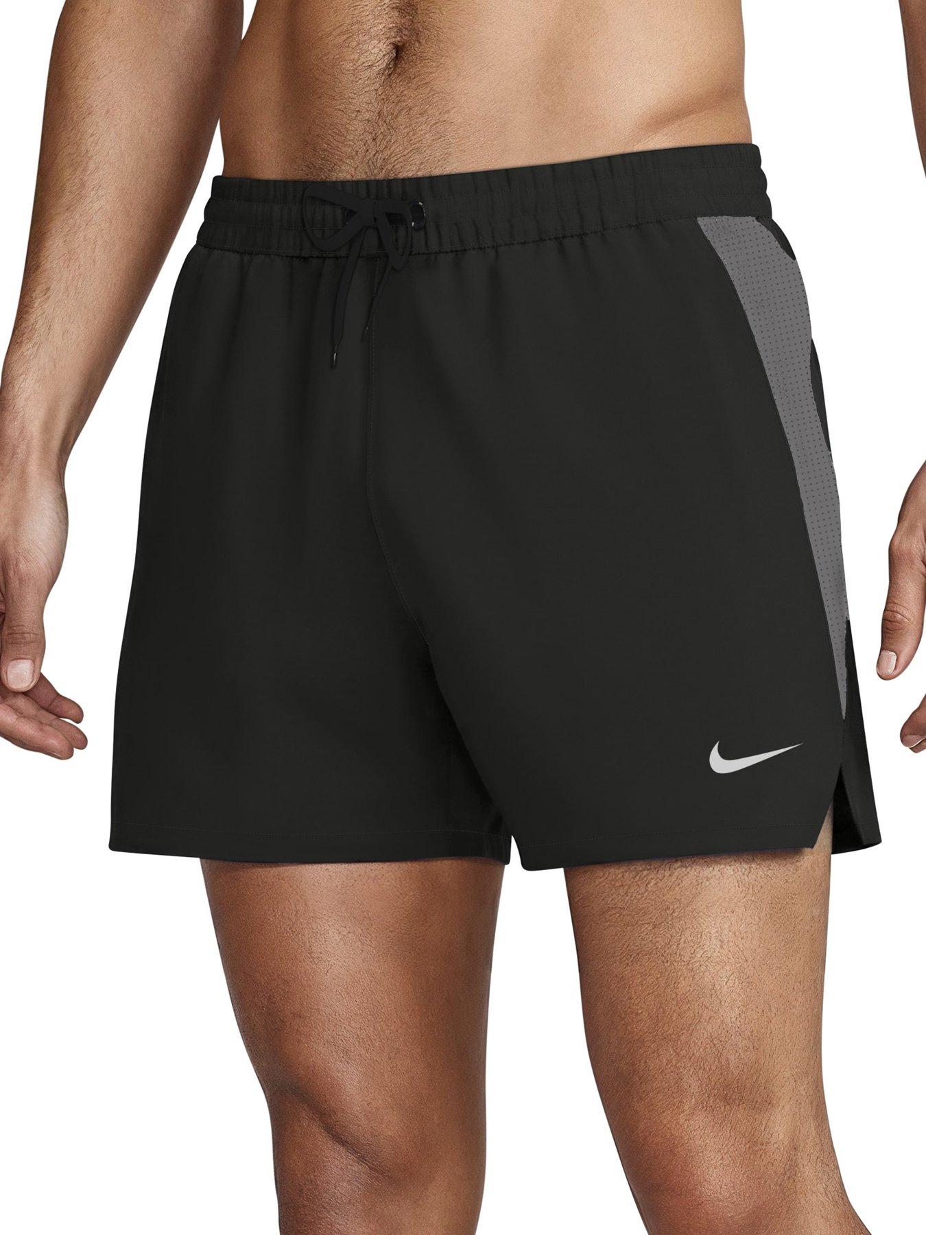Image 1 of 7 of Nike Mens Swim 5 Inch Contend Essential Volley Short - Black