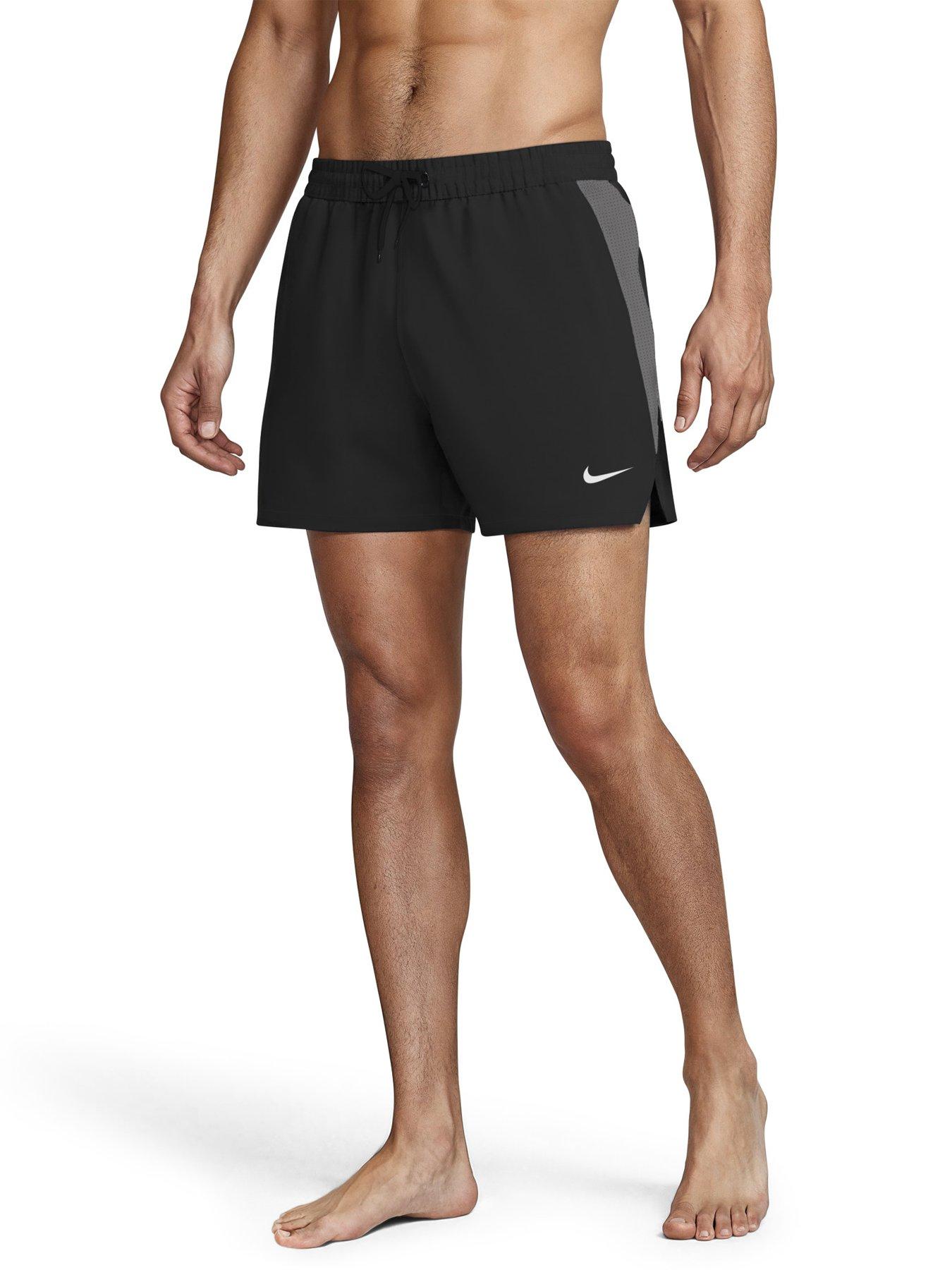Image 4 of 7 of Nike Mens Swim 5 Inch Contend Essential Volley Short - Black