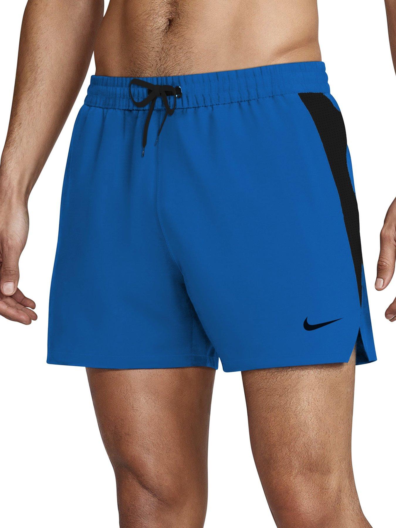 Image 1 of 7 of Nike Mens Swim 5 Inch Contend Essential Volley Short - Blue