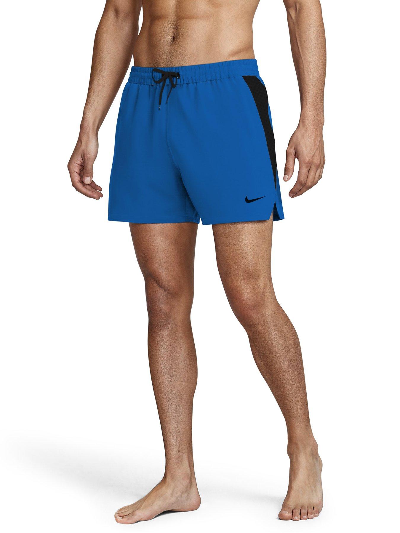 Image 4 of 7 of Nike Mens Swim 5 Inch Contend Essential Volley Short - Blue