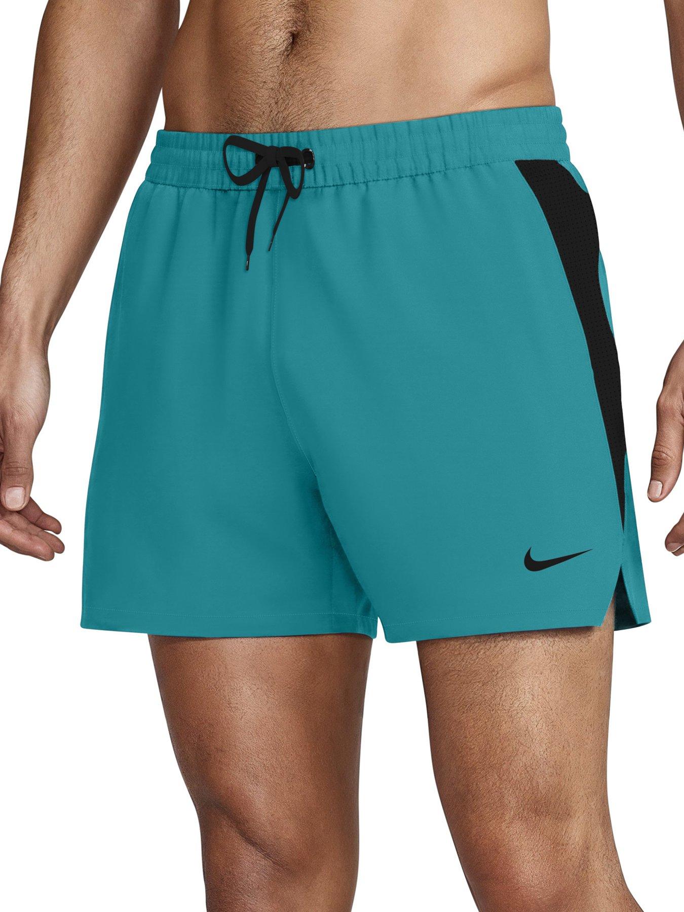 Image 1 of 7 of Nike Mens Swim 5 Inch Contend Essential Volley Short - Green