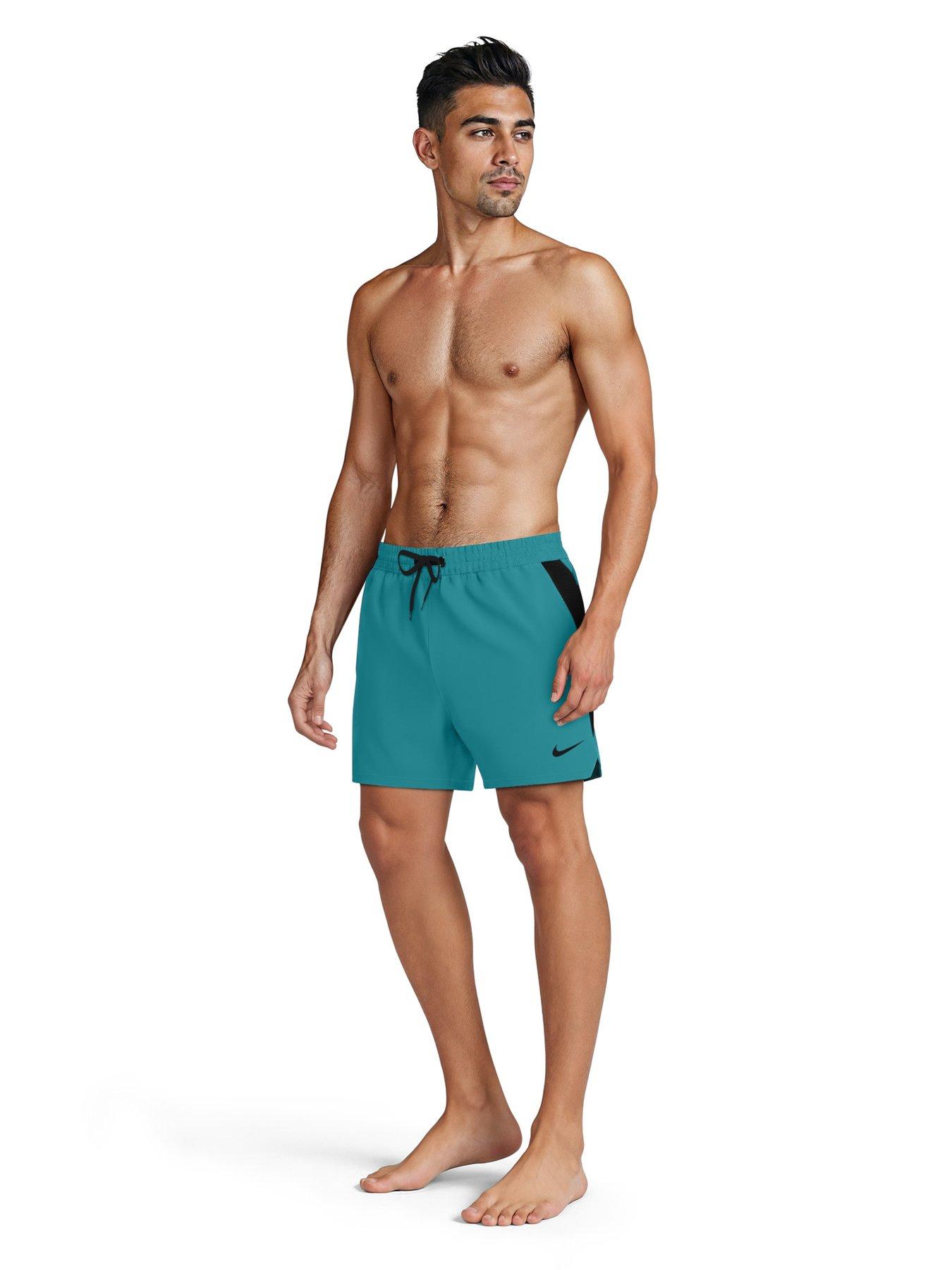 Image 3 of 7 of Nike Mens Swim 5 Inch Contend Essential Volley Short - Green