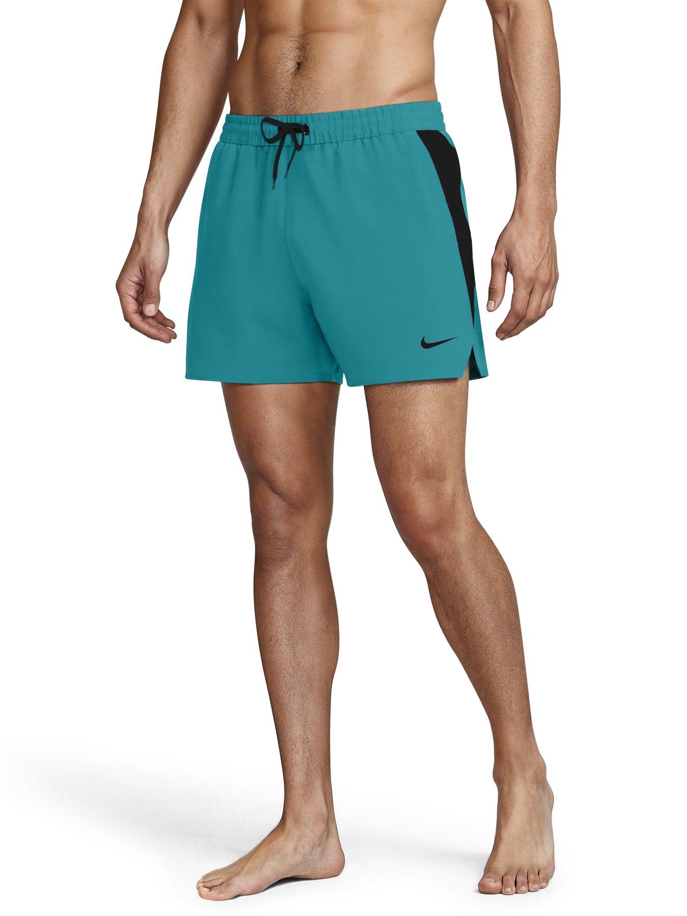Image 4 of 7 of Nike Mens Swim 5 Inch Contend Essential Volley Short - Green