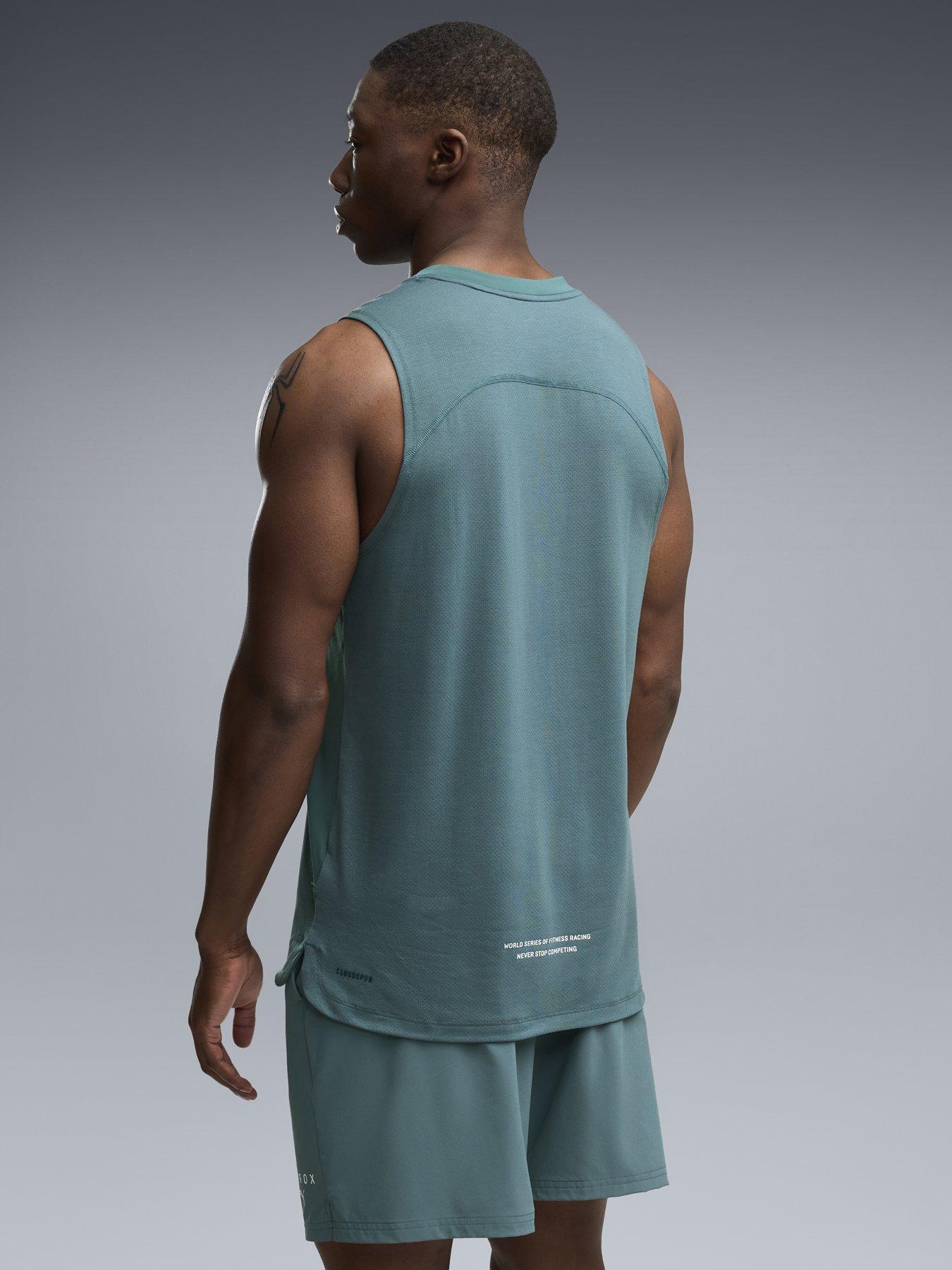 Image 2 of 5 of Puma Mens Training X Hyrox Cloudspun Tank - Green