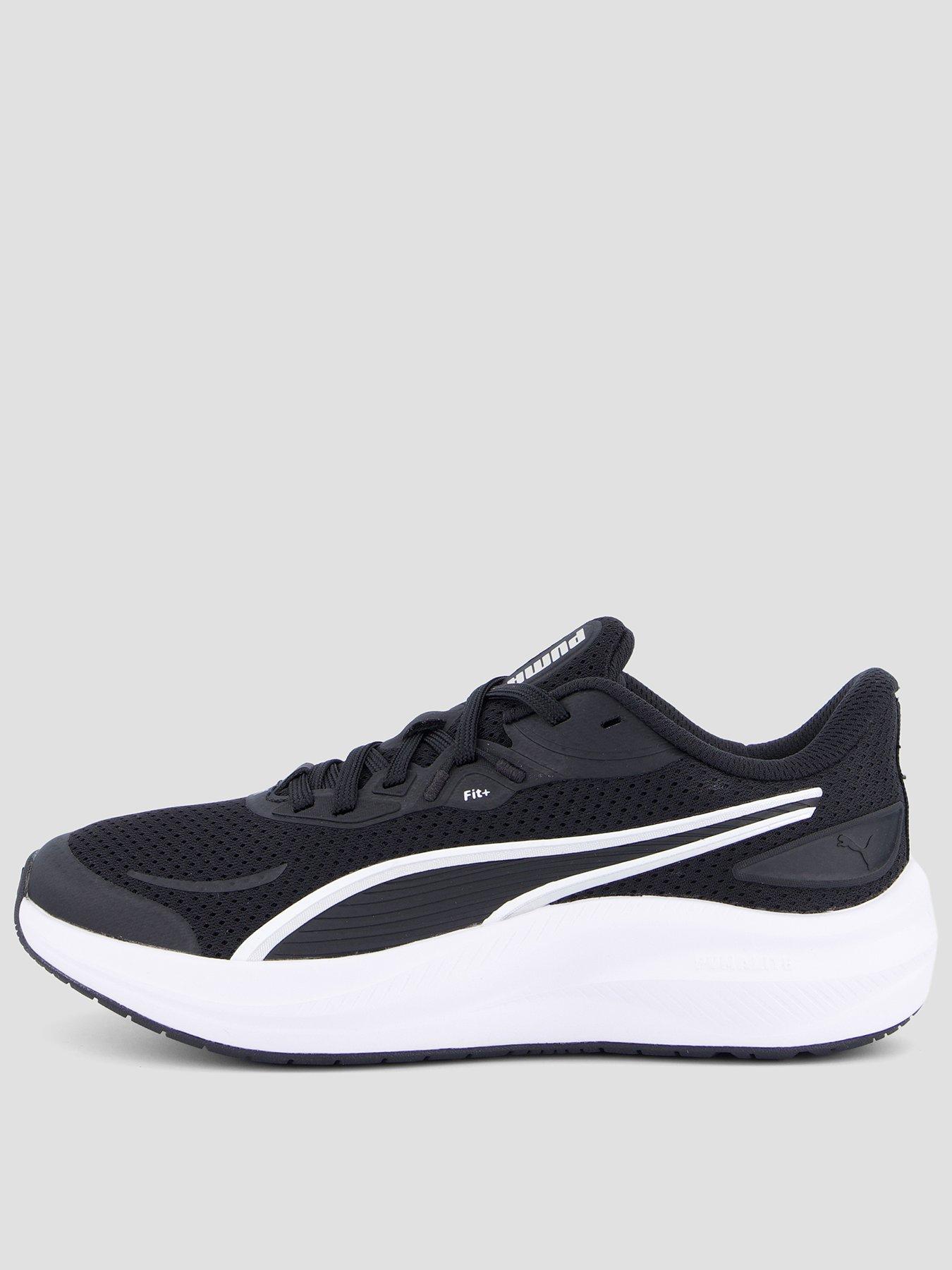 Image 1 of 7 of Puma Boys Skyrocket Lite 2 Lightweight Mesh Trainers - Black