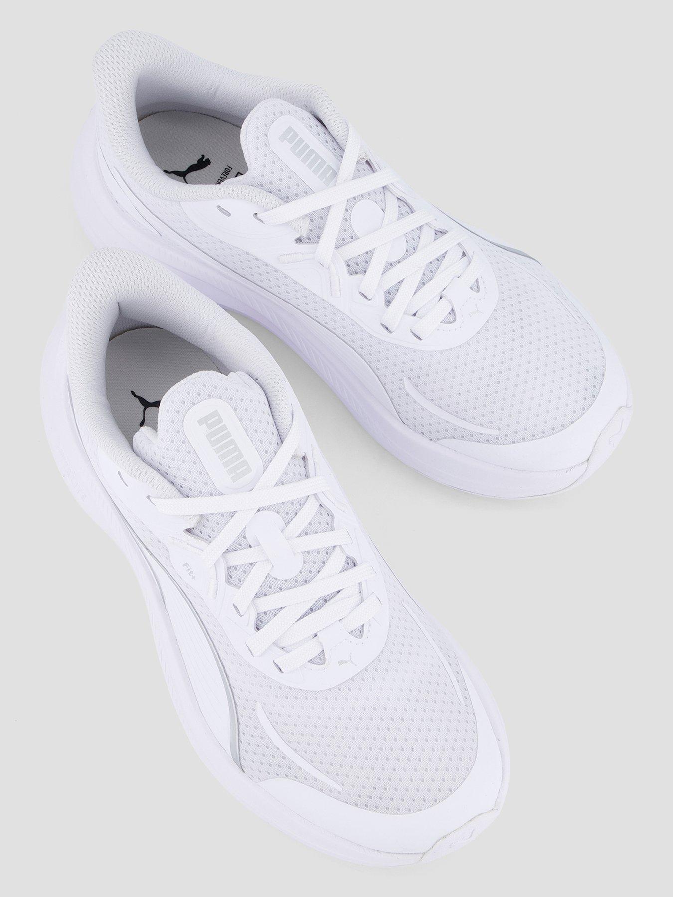 Image 3 of 7 of Puma Kids Skyrocket Lite 2 Lightweight Mesh Cushioned Trainers - White