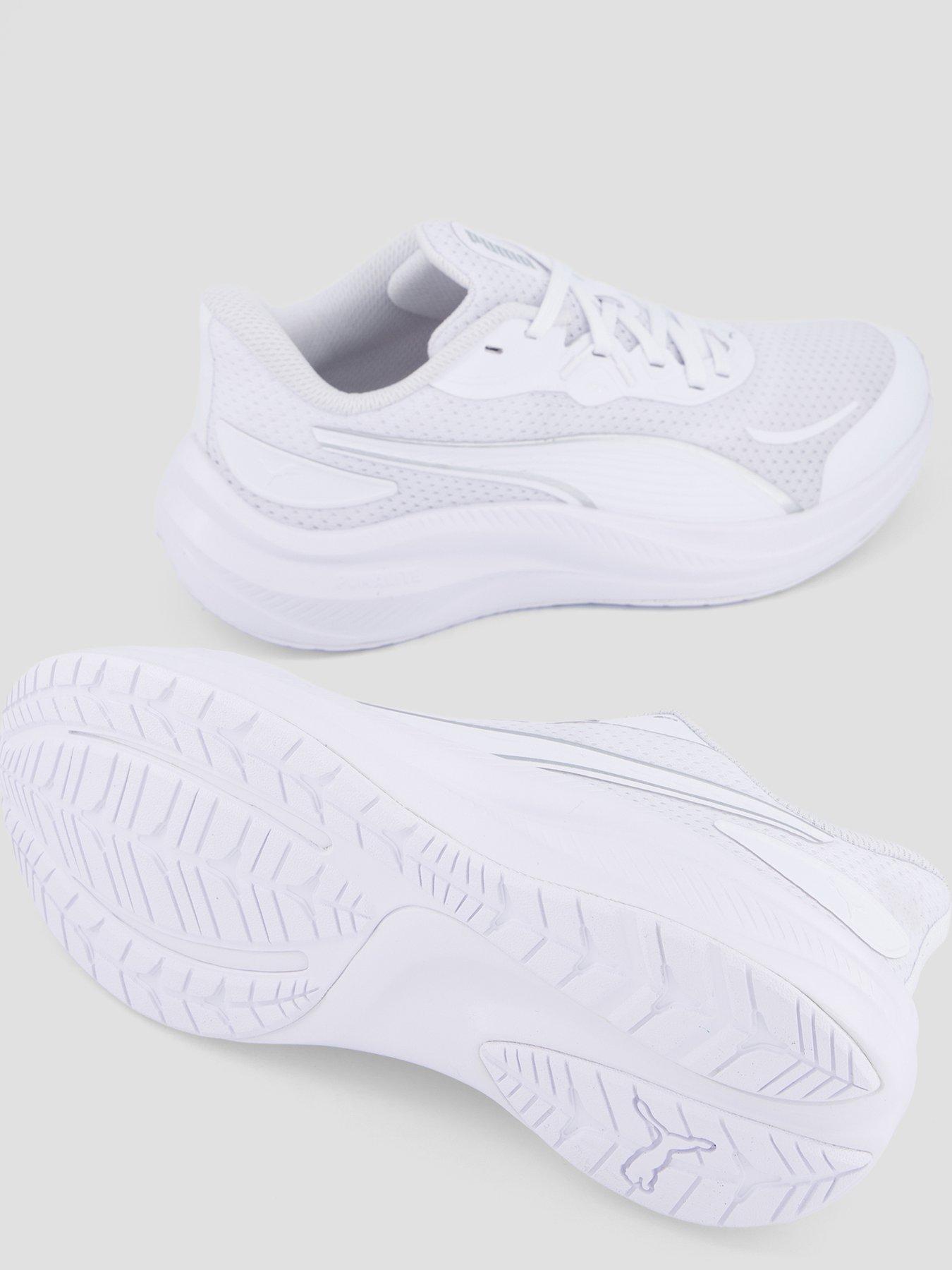 Image 4 of 7 of Puma Kids Skyrocket Lite 2 Lightweight Mesh Cushioned Trainers - White